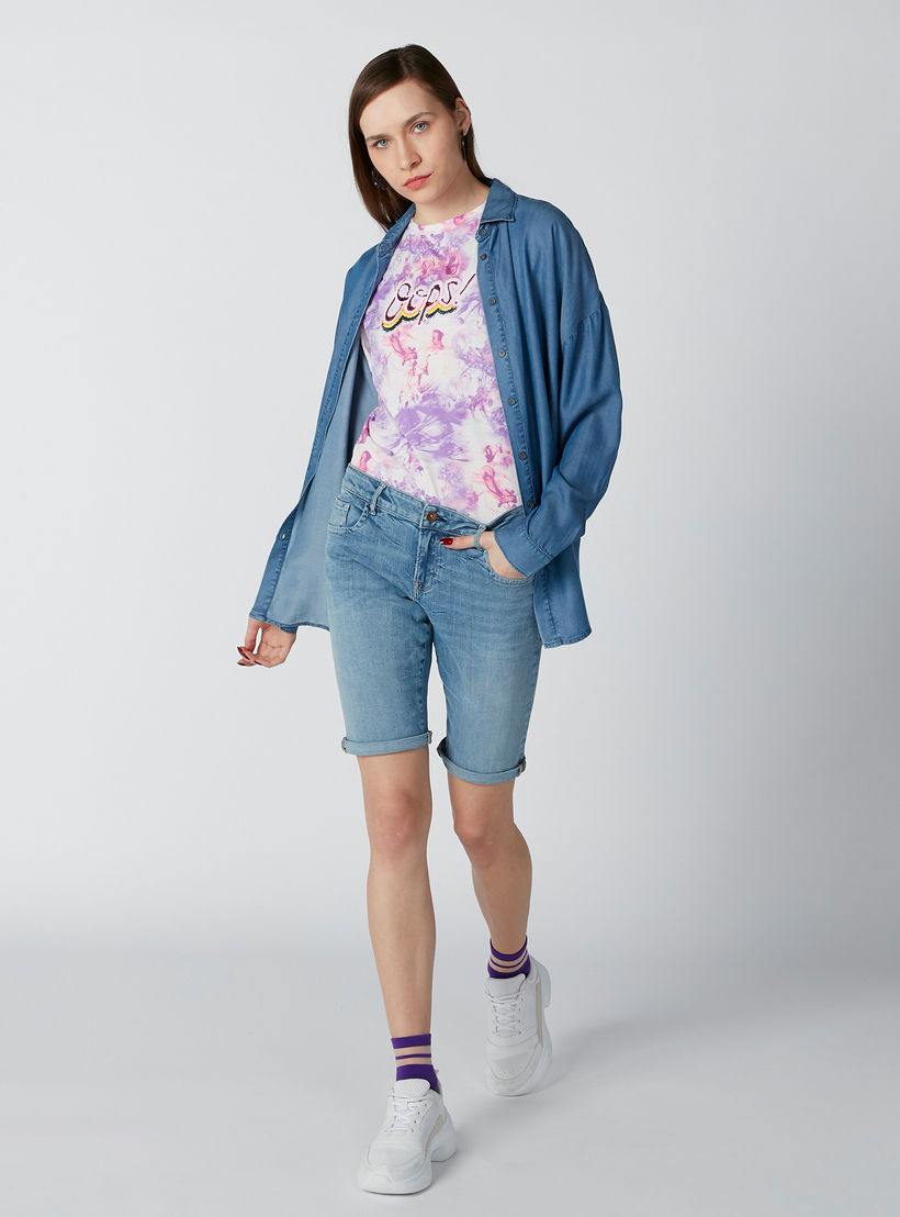 شورت دينم بجيوب-women-clothing-bottoms-shorts-image-1
