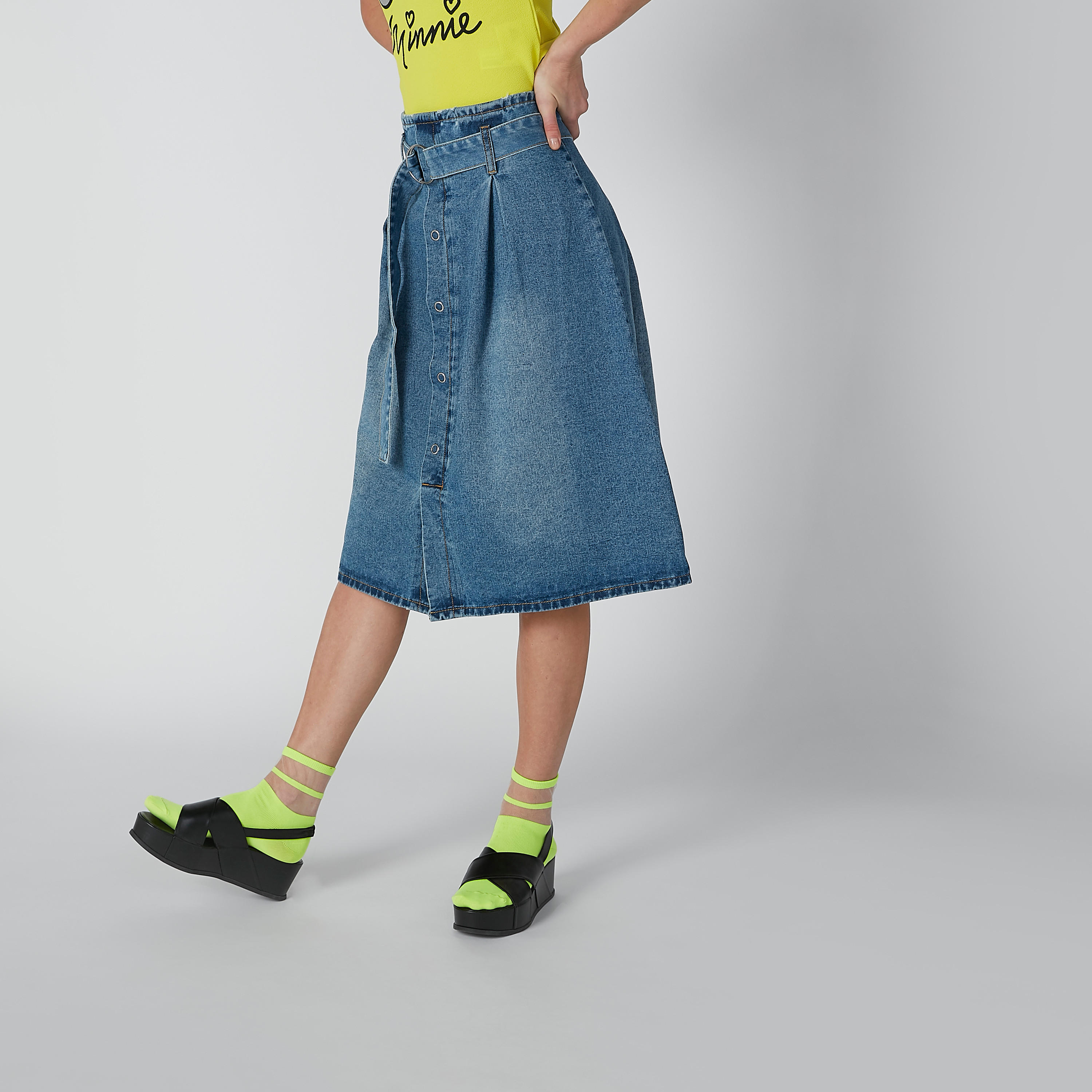 Sustainable Plain Midi A-Line Skirt with Ring Detail-women-clothing-bottoms-skirts-image-4