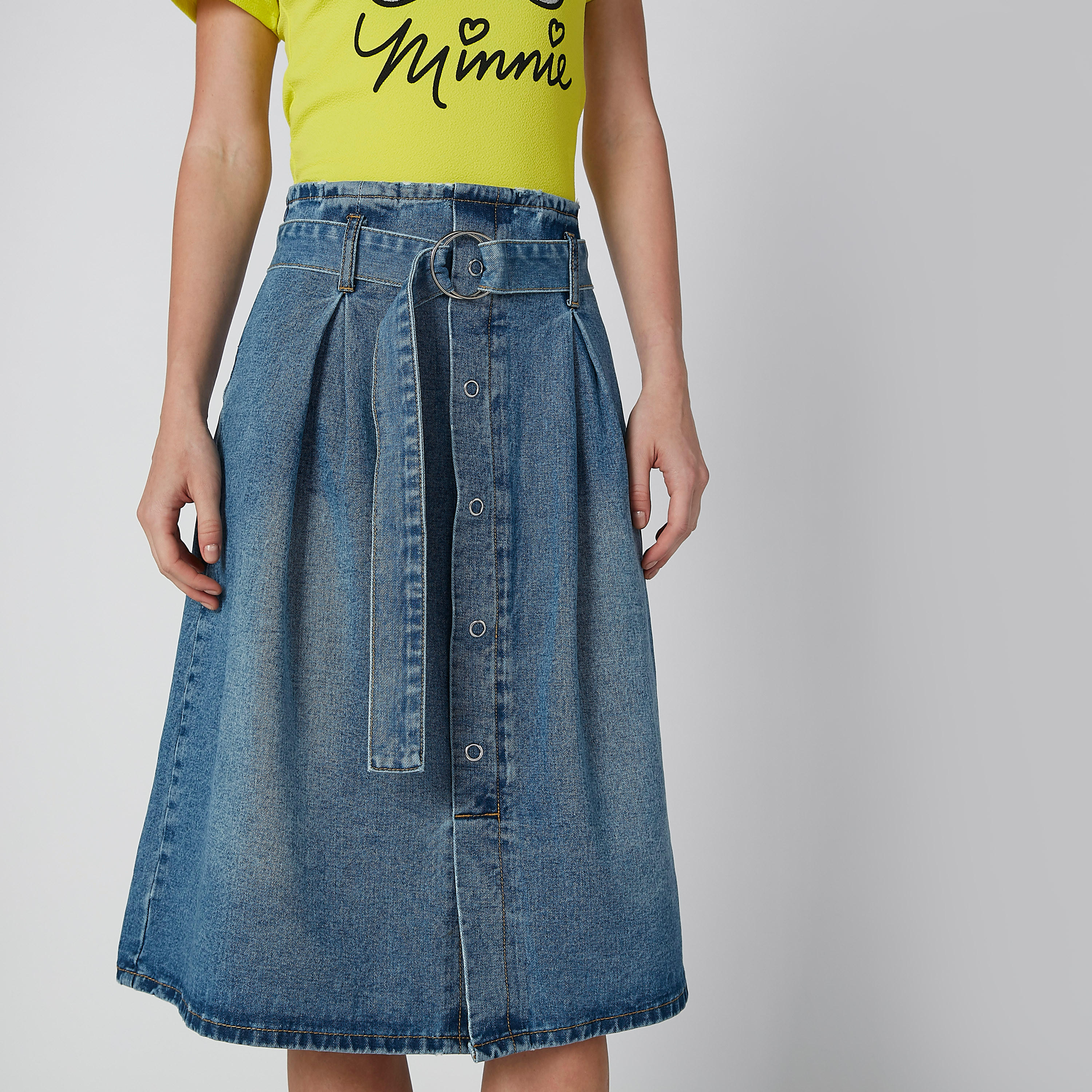 Sustainable Plain Midi A-Line Skirt with Ring Detail-women-clothing-bottoms-skirts-image-5