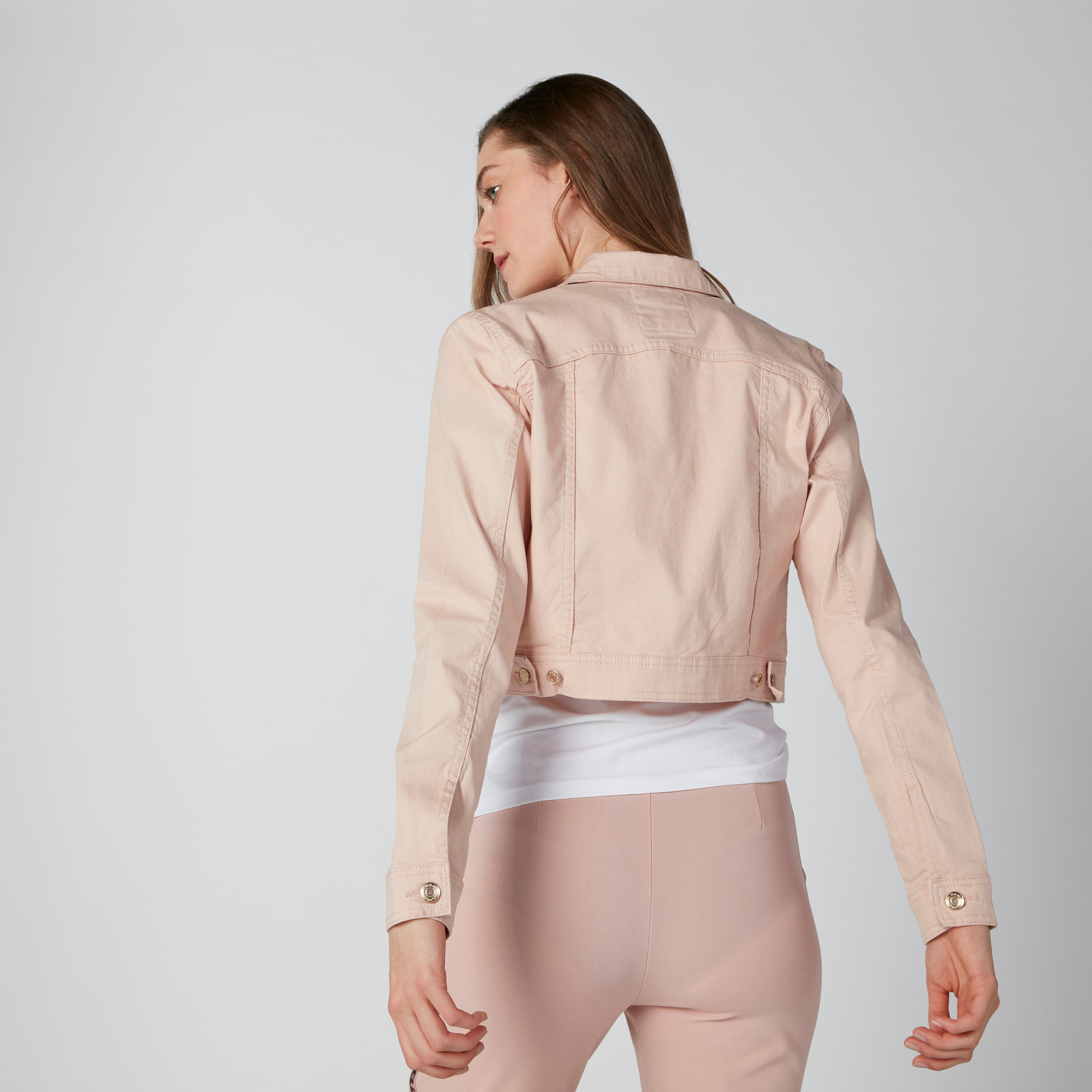 جاكيت دينم بأكمام طويلة وجيوب-women-winterwear-coatsandjackets-jackets-image-2