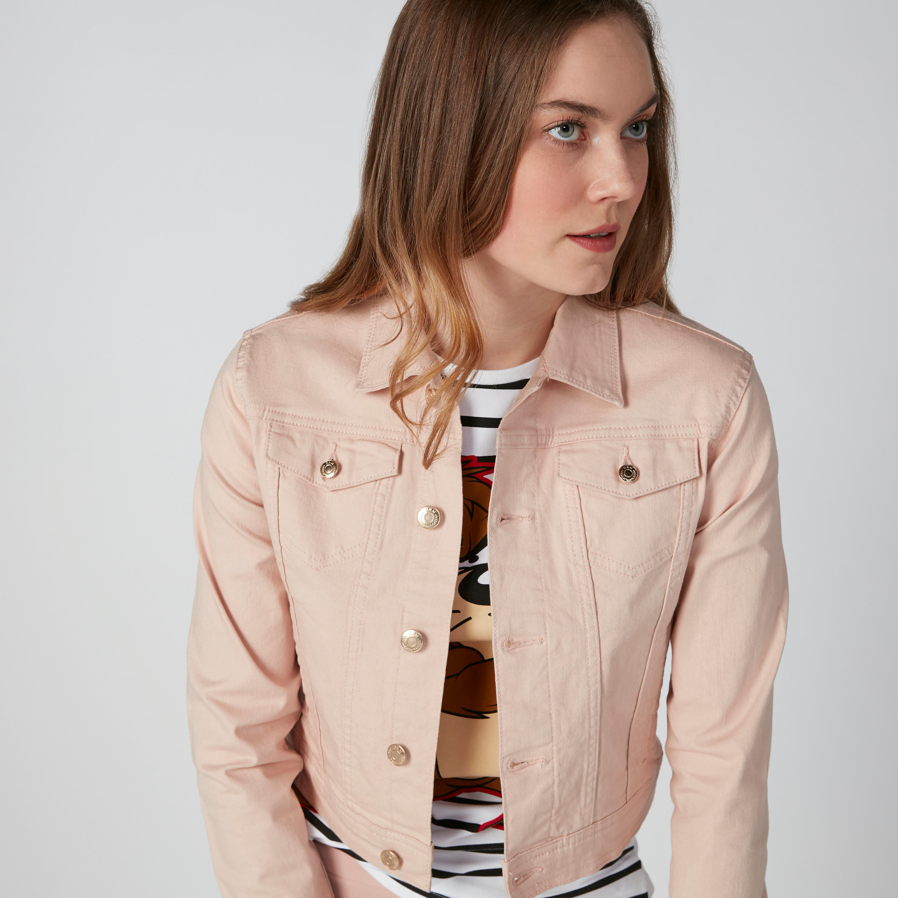 جاكيت دينم بأكمام طويلة وجيوب-women-winterwear-coatsandjackets-jackets-image-5