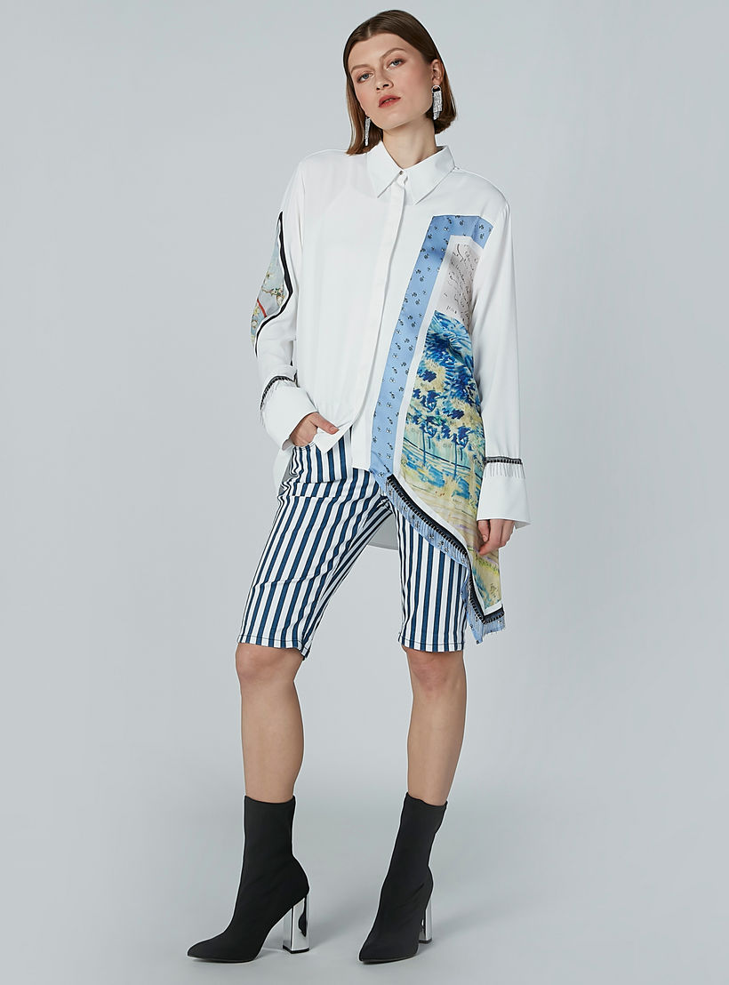 شورت دينم مقلّم بجيوب-women-clothing-bottoms-shorts-image-2