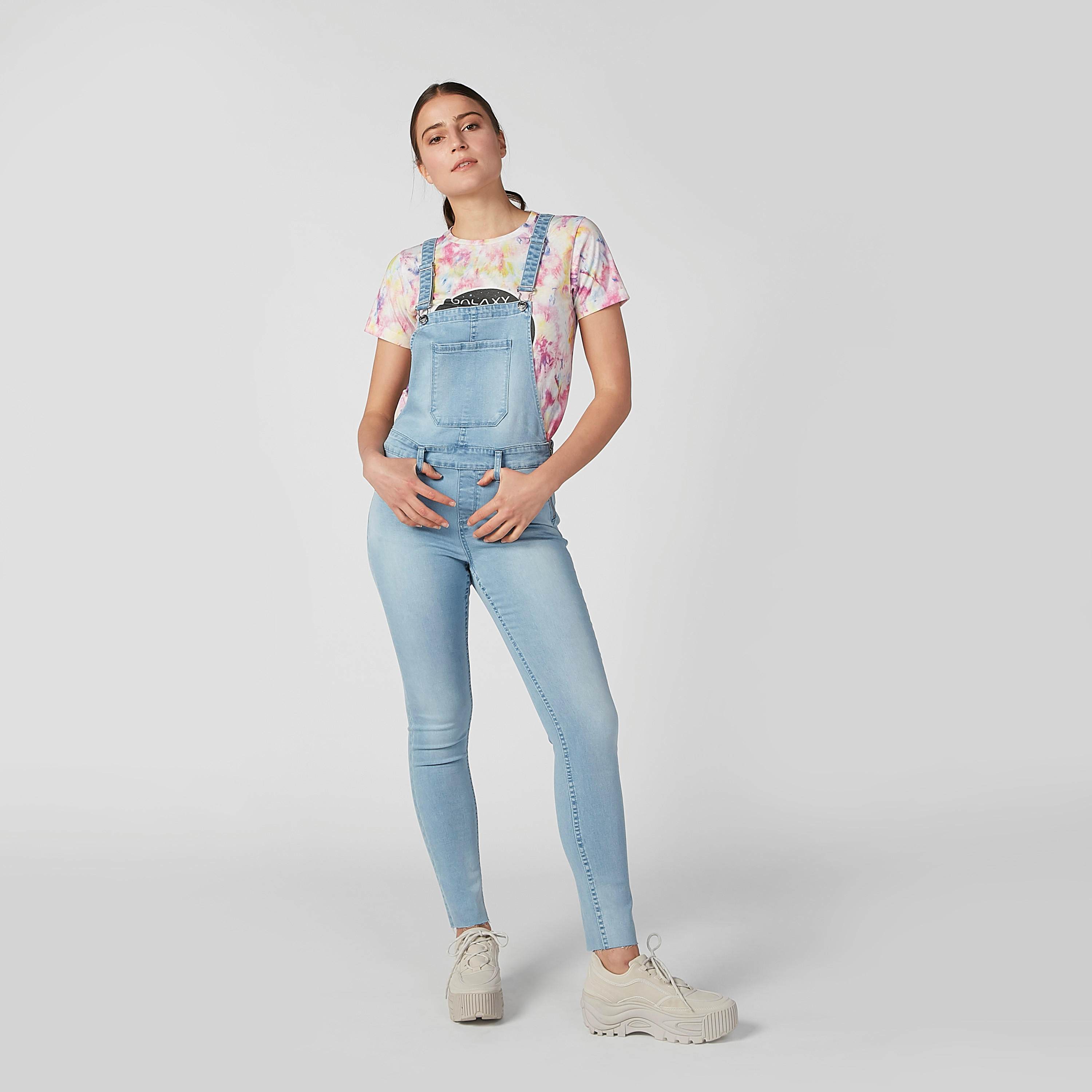 دنغري مستدام سكيني بخصر متوسط الارتفاع وجيوب-women-clothing-jumpsuits-image-3