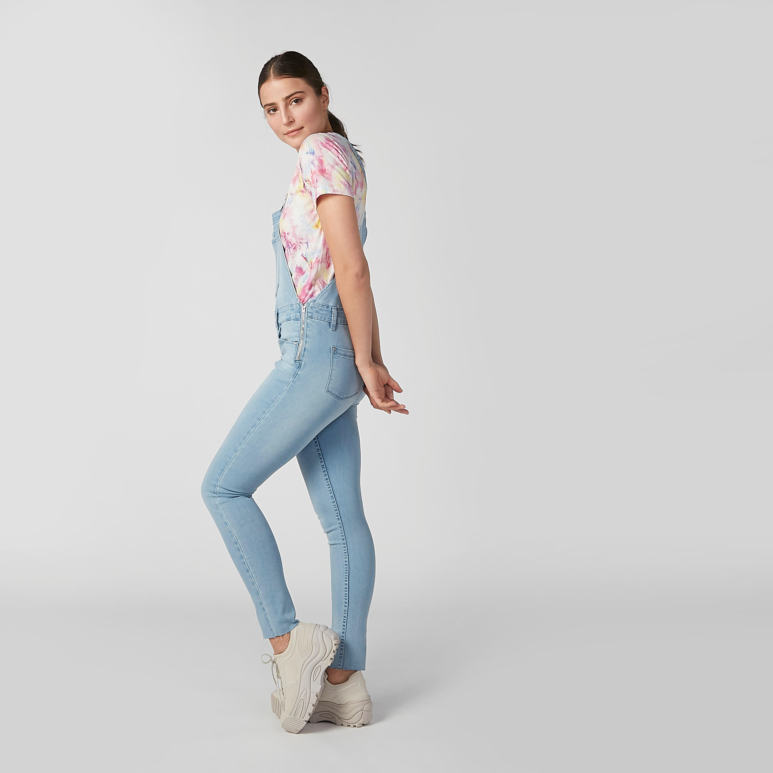دنغري مستدام سكيني بخصر متوسط الارتفاع وجيوب-women-clothing-jumpsuits-image-4