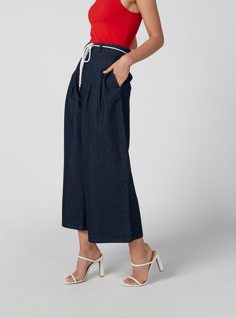 بنطلون جينز مستدام واسع بخصر متوسط الارتفاع وجيوب-women-clothing-bottoms-trousers-image-2