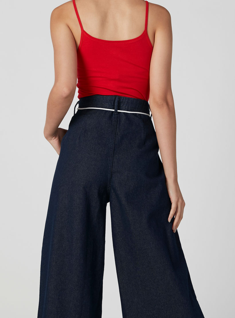بنطلون جينز مستدام واسع بخصر متوسط الارتفاع وجيوب-women-clothing-bottoms-trousers-image-4