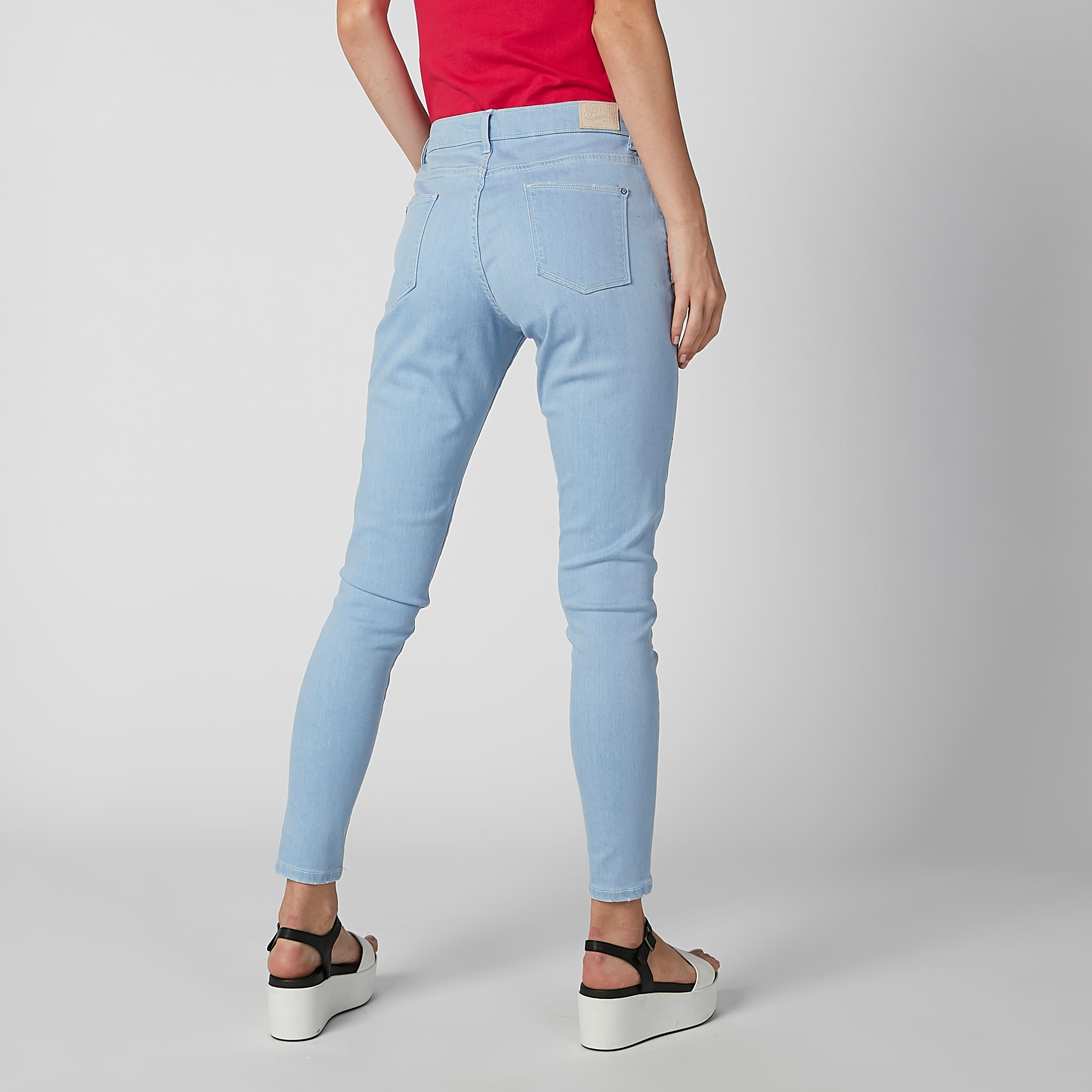 بنطلون جينز سادة طويل بجيوب وحلقات للحزام-women-clothing-bottoms-jeans-image-4