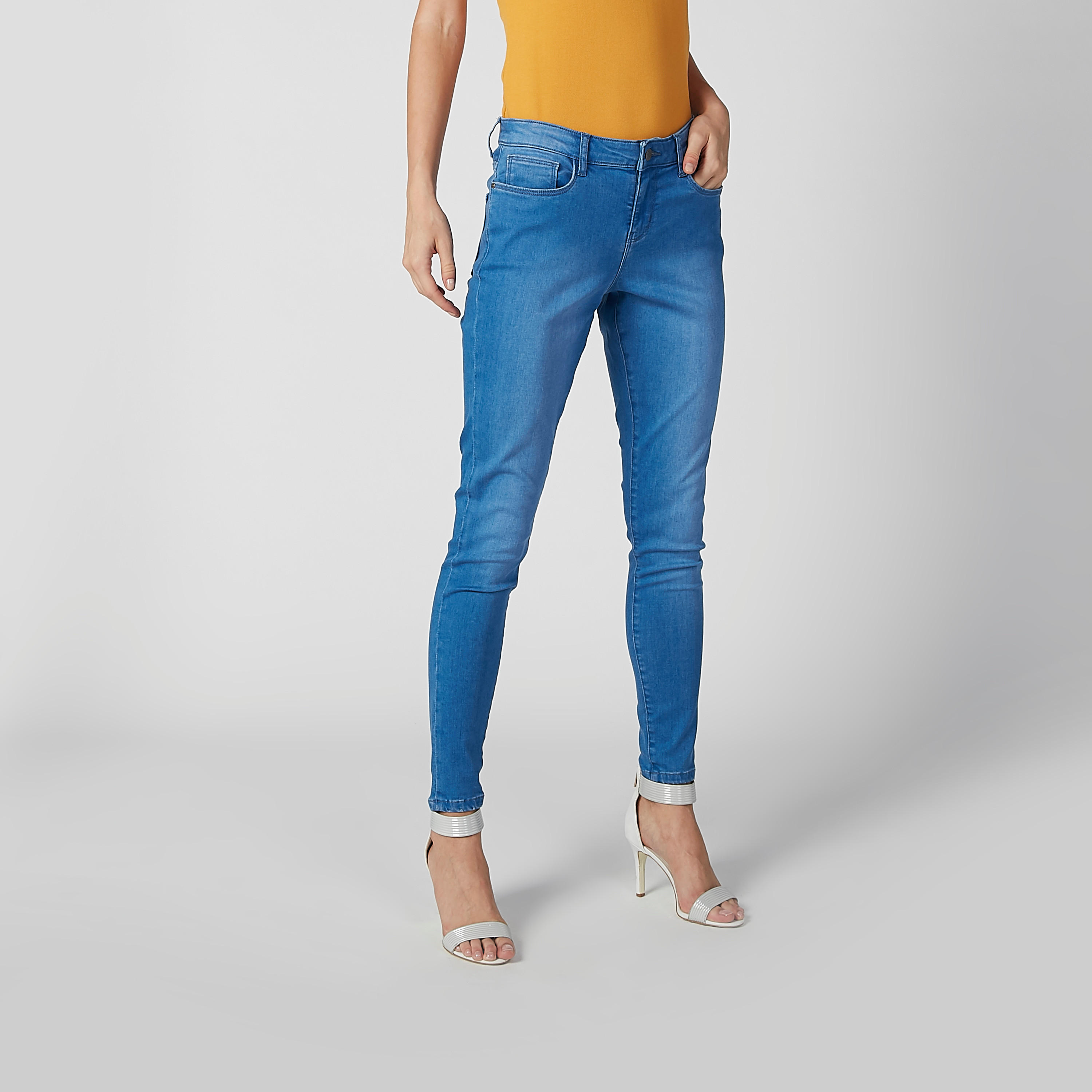 بنطلون جينز سادة طويل بجيوب وحلقات للحزام-women-clothing-bottoms-jeans-image-6