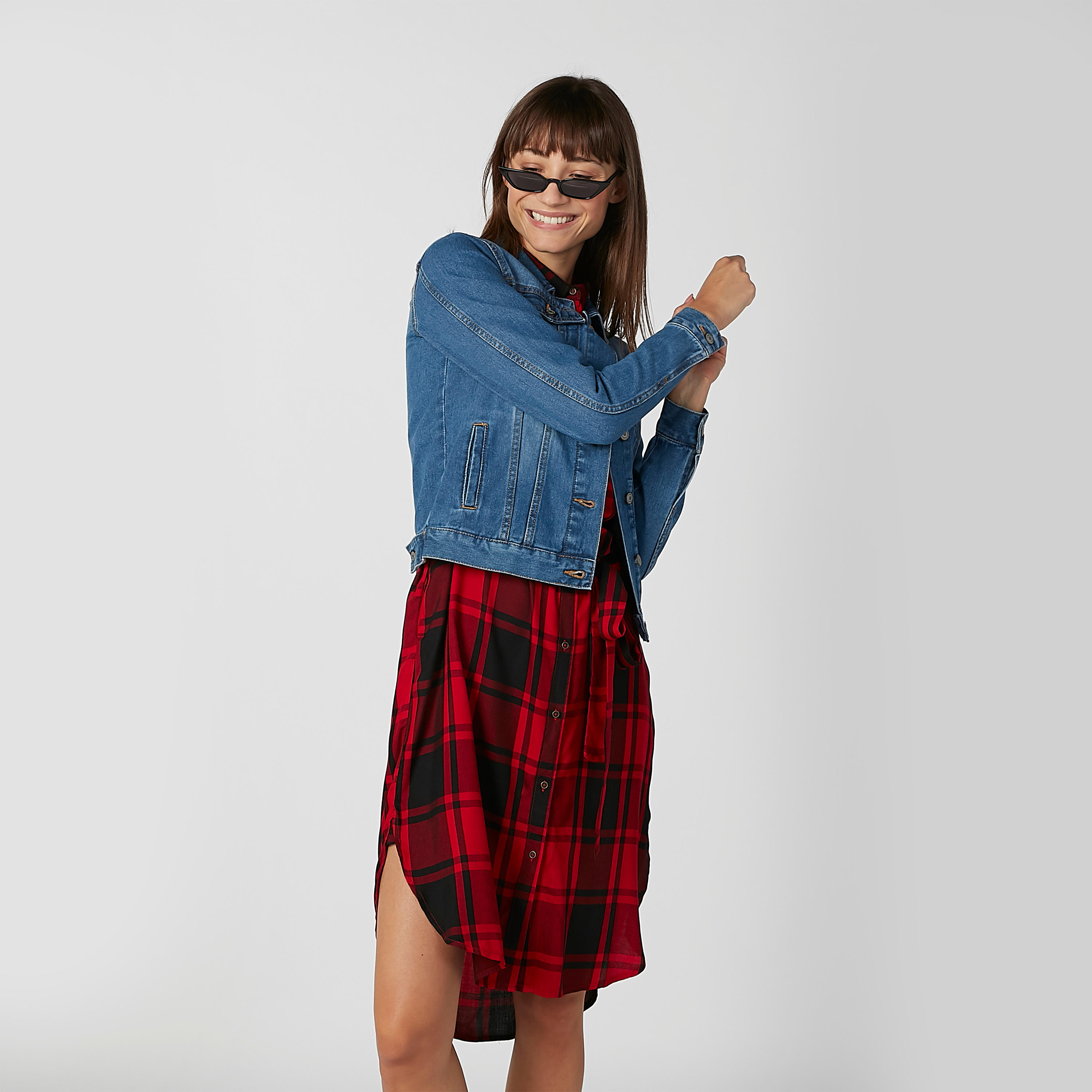 جاكيت جينز مستدام بأكمام طويلة وجيوب بطيّة -women-winterwear-coatsandjackets-jackets-image-5
