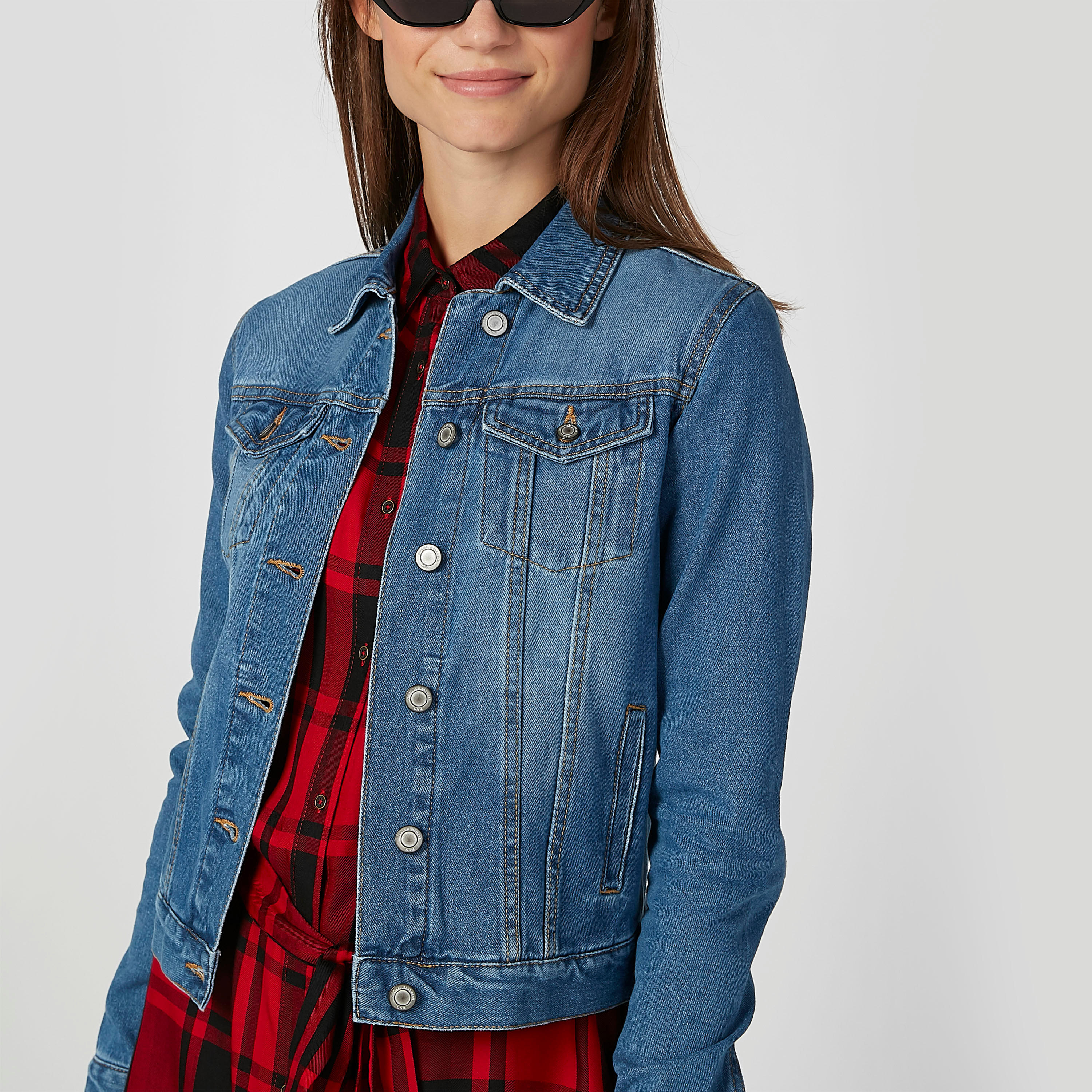 جاكيت جينز مستدام بأكمام طويلة وجيوب بطيّة -women-winterwear-coatsandjackets-jackets-image-3