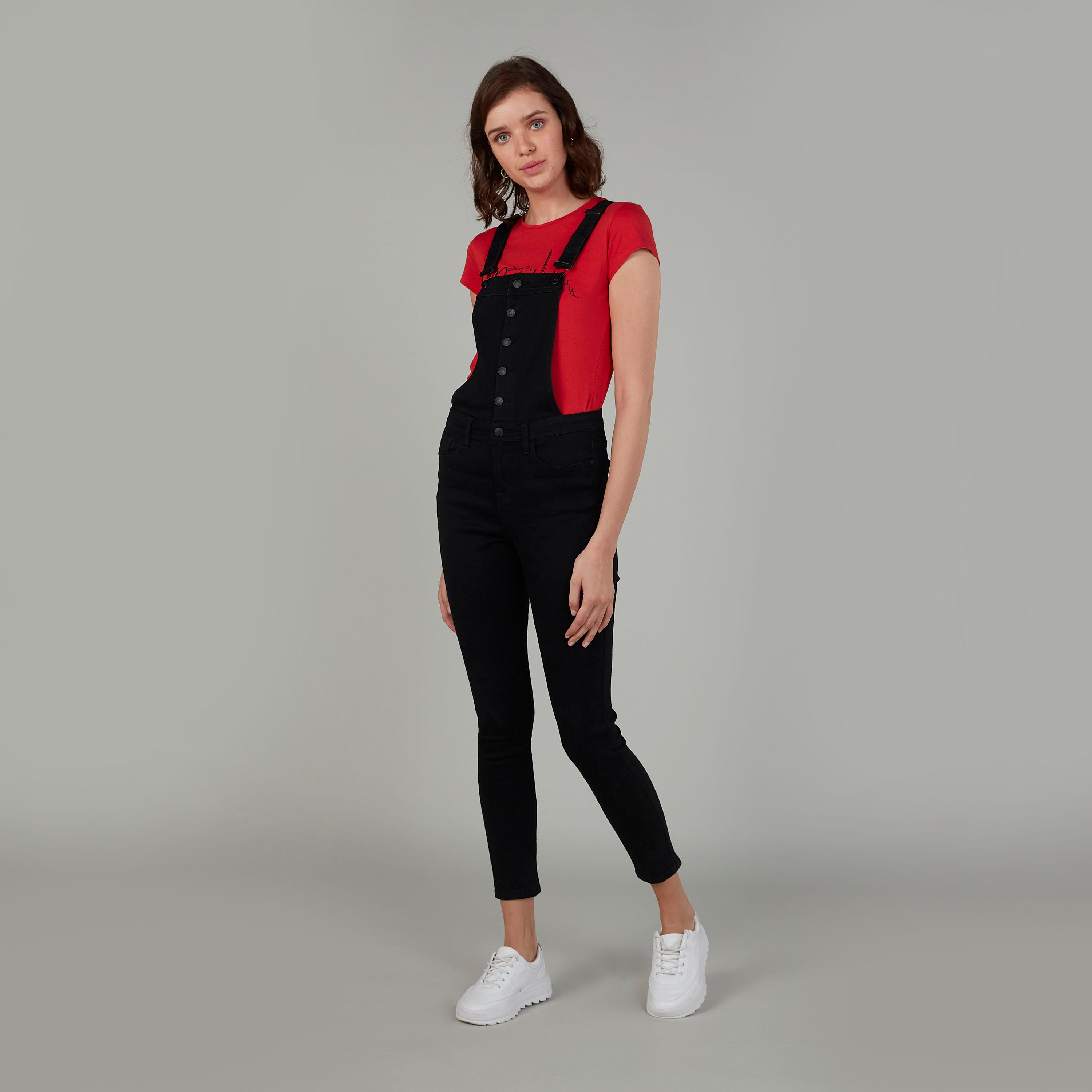 تيشيرت مستدام سليم بياقة ضيّقة وأكمام قصيرة وطبعات-women-clothing-bottoms-jeans-image-1