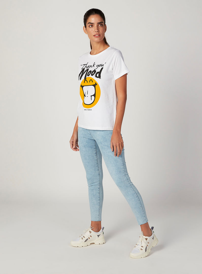 بنطلون جينز مستدام سكيني مقلّم بخصر متوسط الارتفاع وجيوب -women-clothing-bottoms-jeans-image-2
