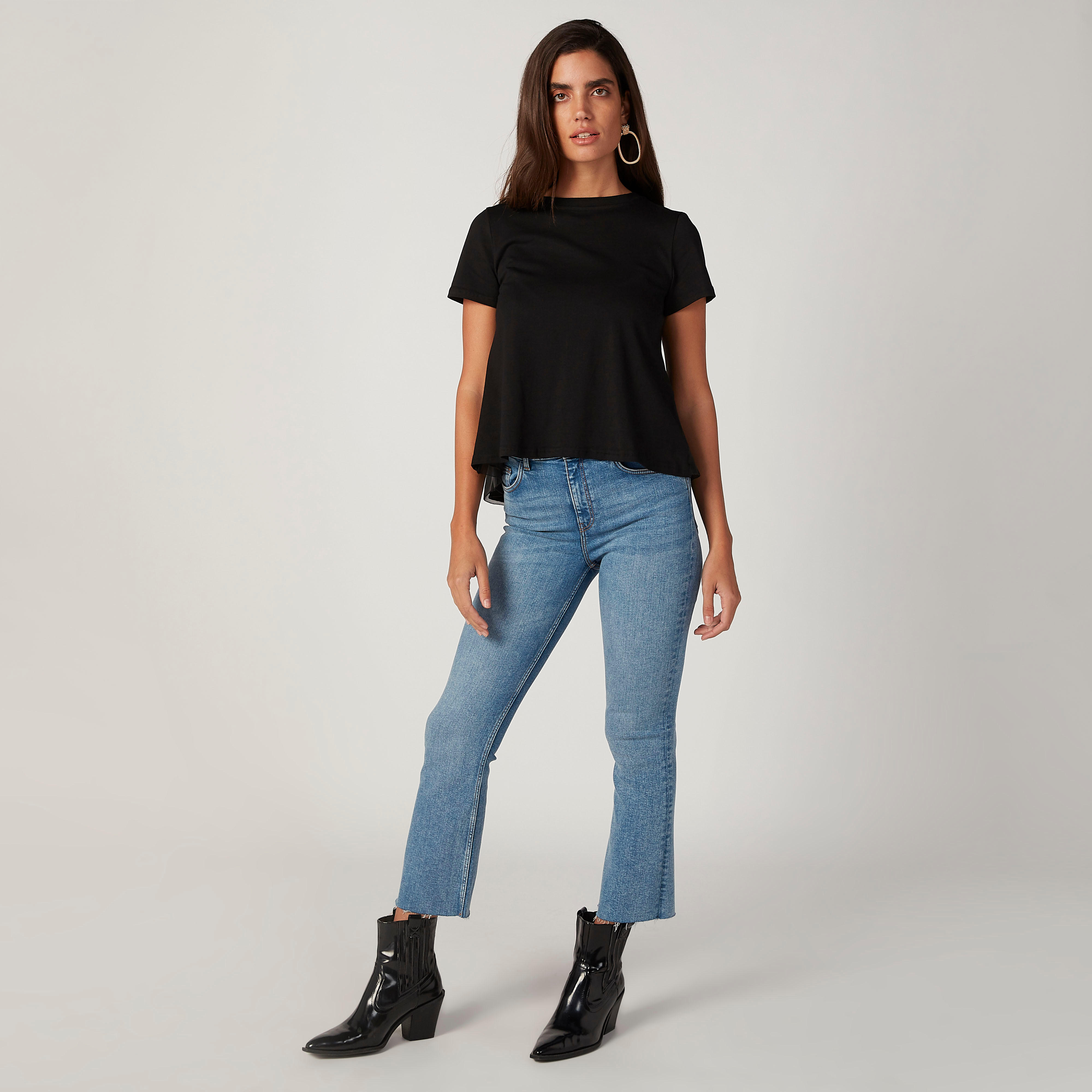 بنطلون جينز مستدام سادة بجيوب -women-clothing-bottoms-jeans-image-2