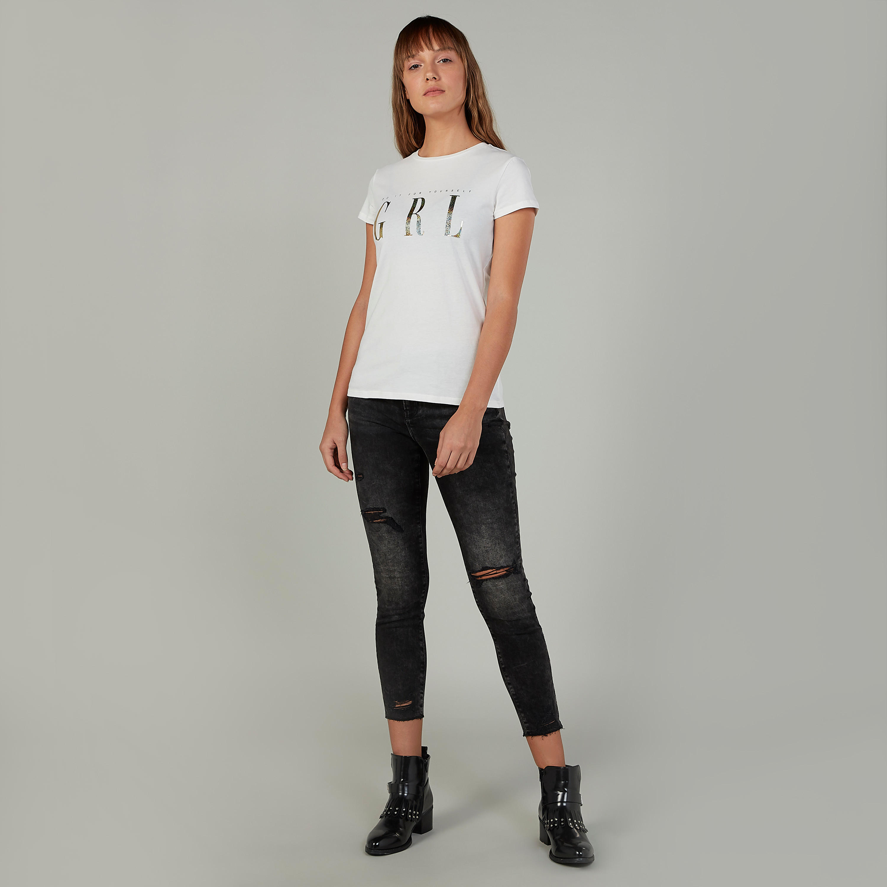 بنطلون جينز دنيم مضلّع بجيوب-women-clothing-bottoms-jeans-image-2