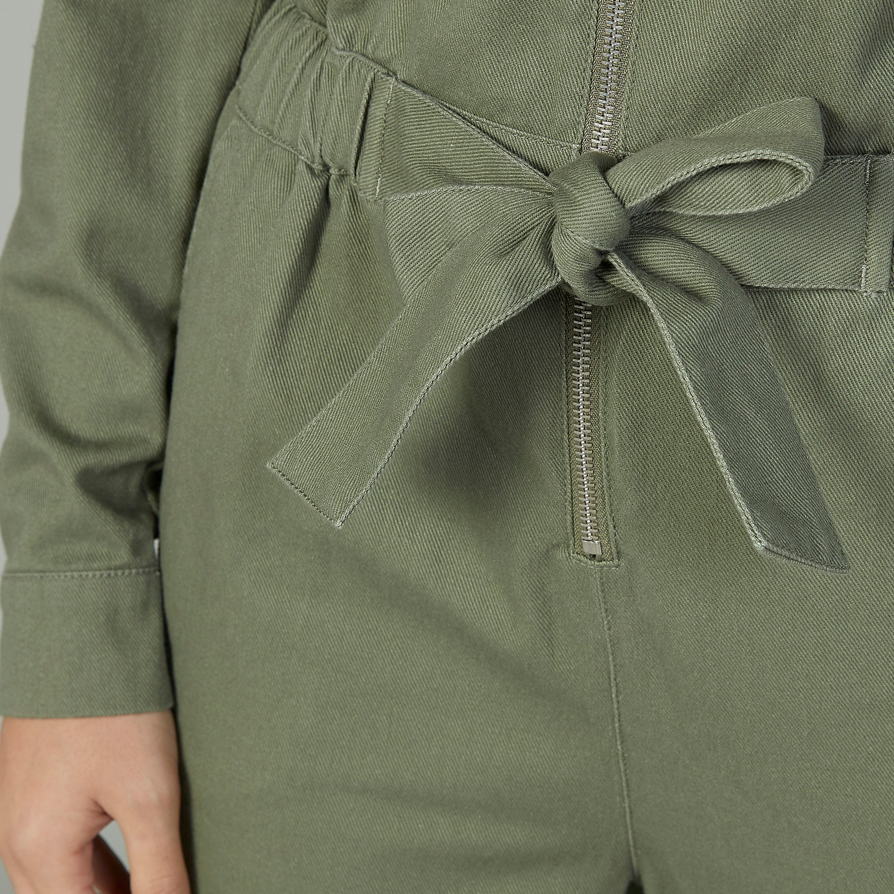 Plain Jumpsuit with Long Sleeves and Tie Ups-women-clothing-jumpsuits-image-3