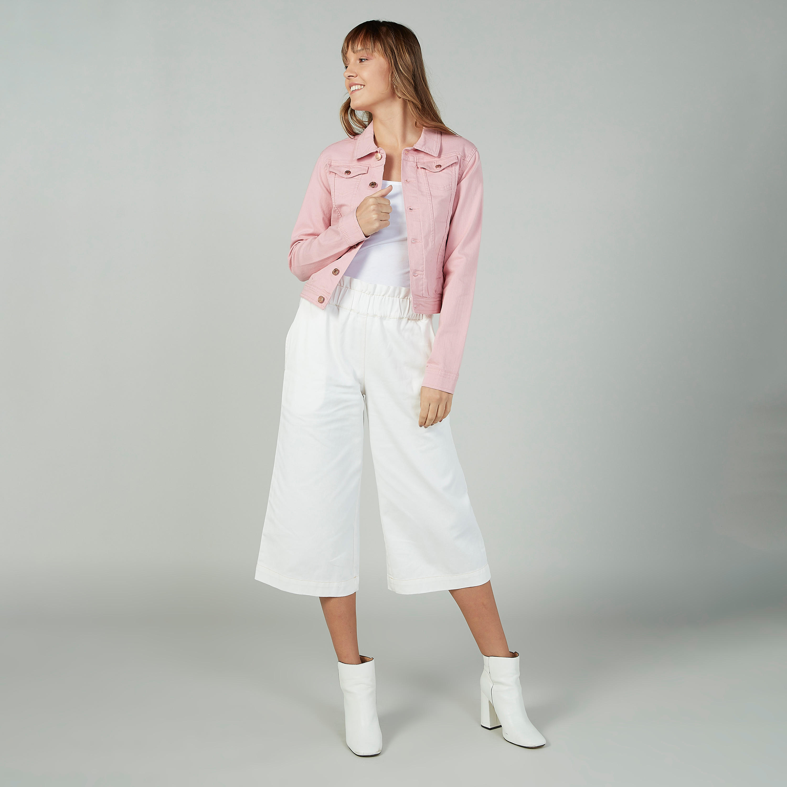 جاكيت مستدام دينم بأكمام طويلة وجيوب بطيّة -women-winterwear-coatsandjackets-jackets-image-4