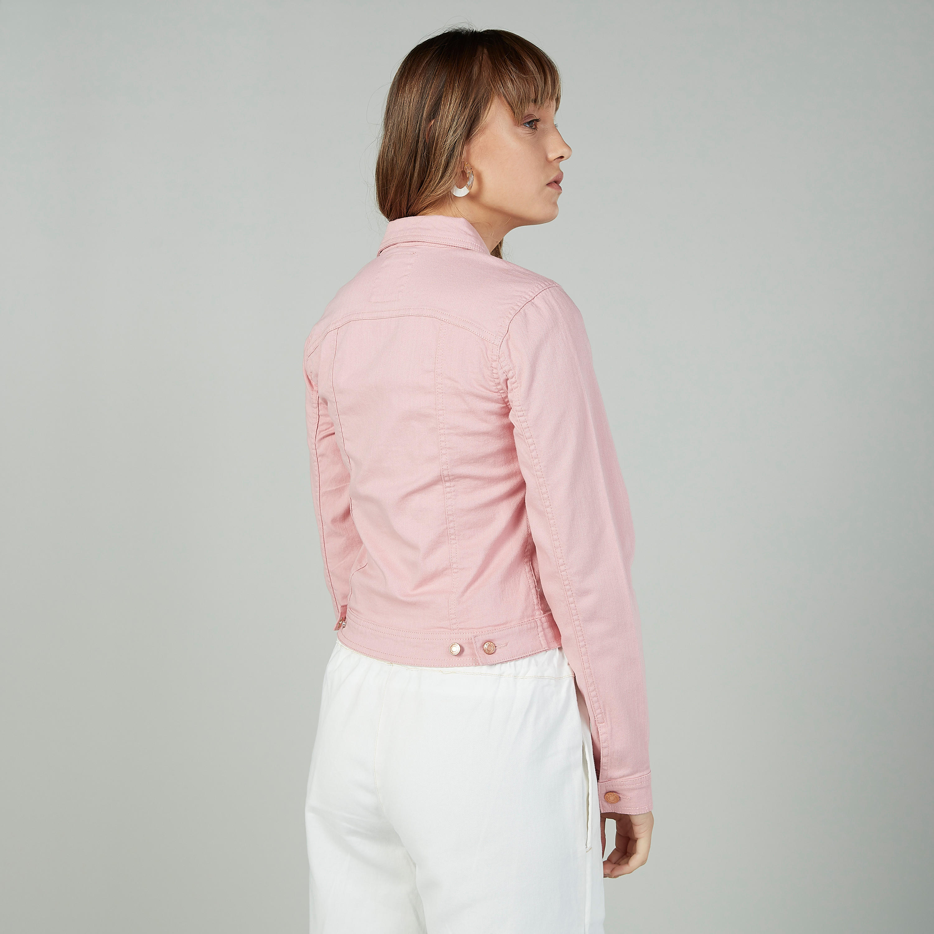 جاكيت مستدام دينم بأكمام طويلة وجيوب بطيّة -women-winterwear-coatsandjackets-jackets-image-2