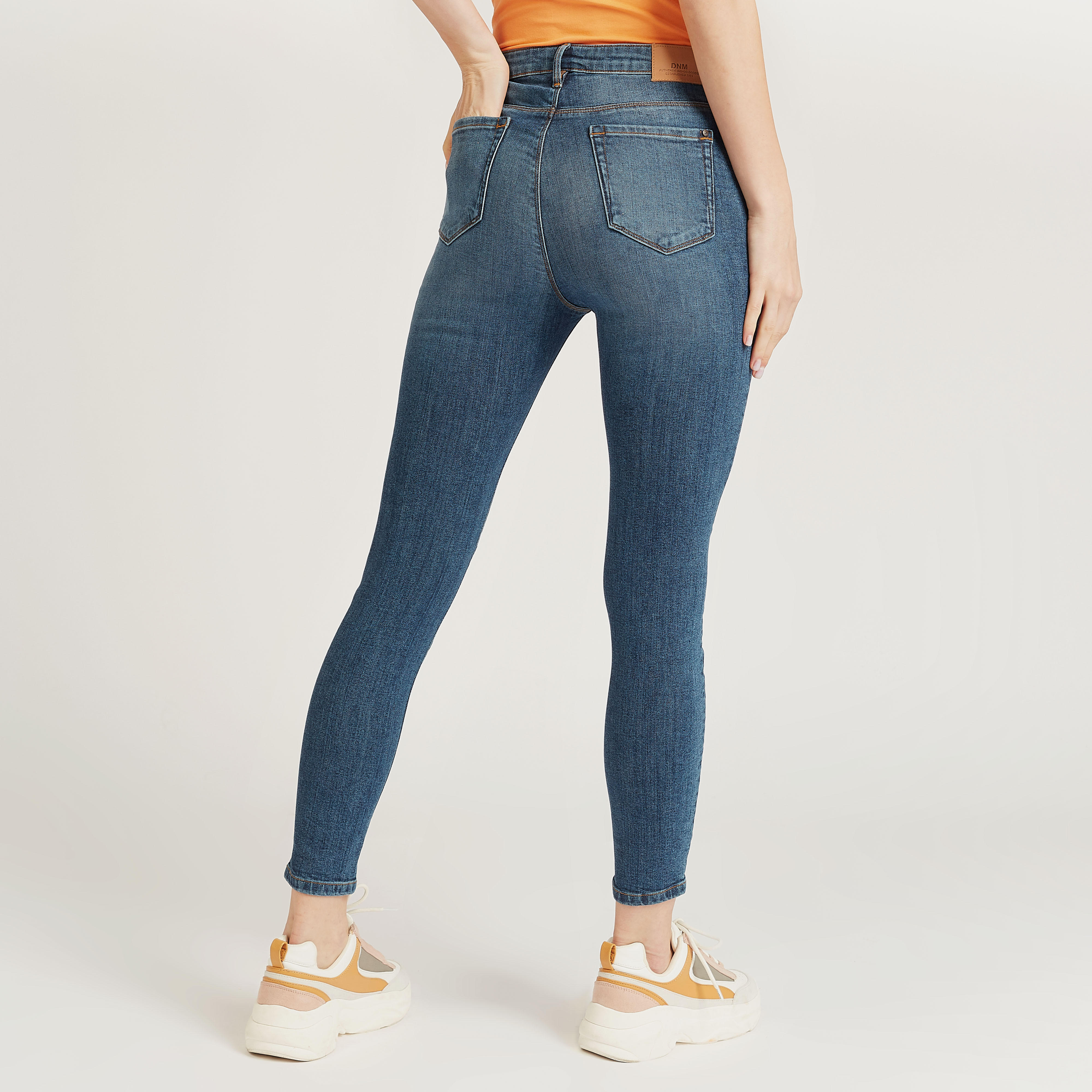بنطلون جينز طويل ممزّق بجيوب وعراوي-women-clothing-bottoms-jeans-image-4