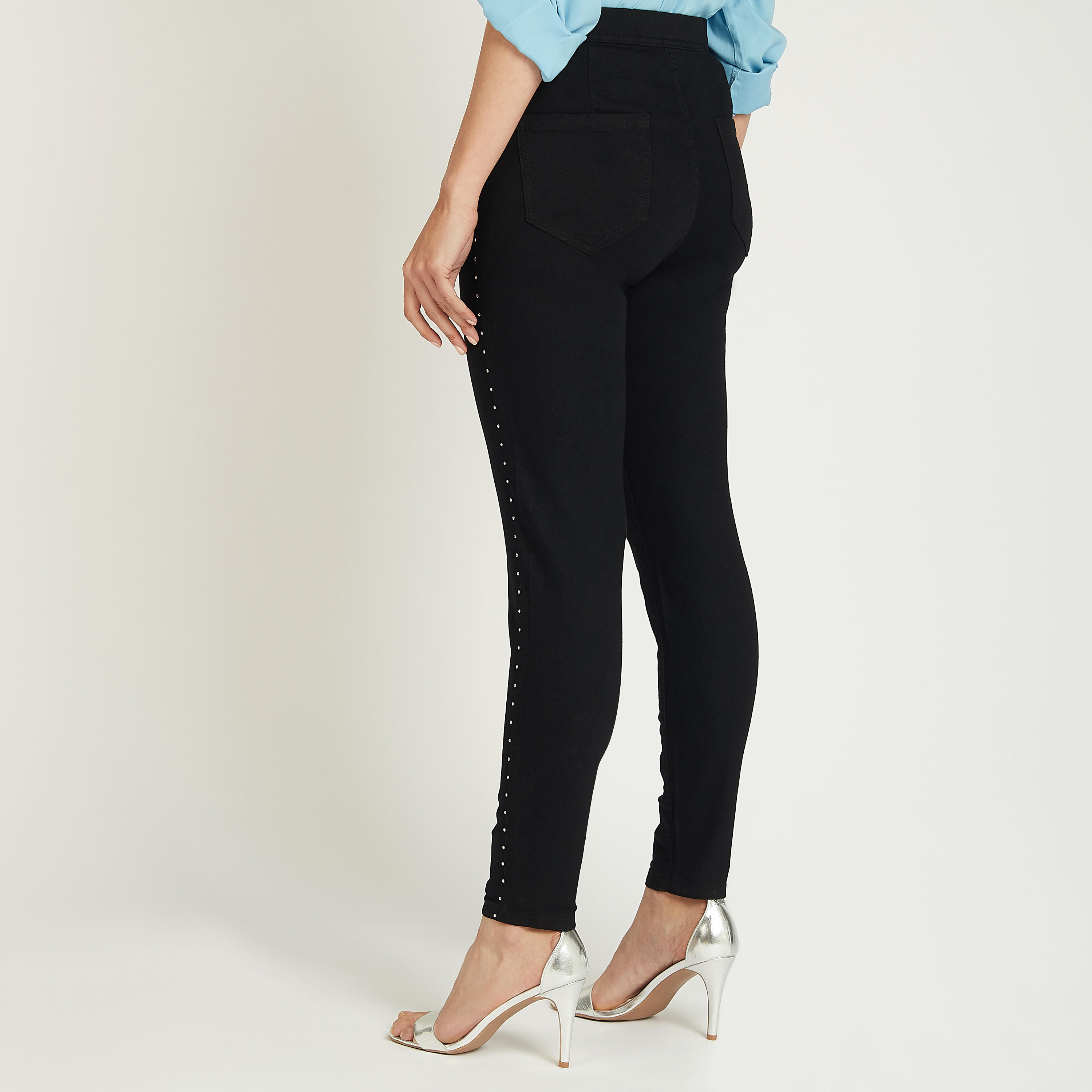Solid Jeggings with Pocket and Stud Detail-women-clothing-bottoms-leggings-image-4