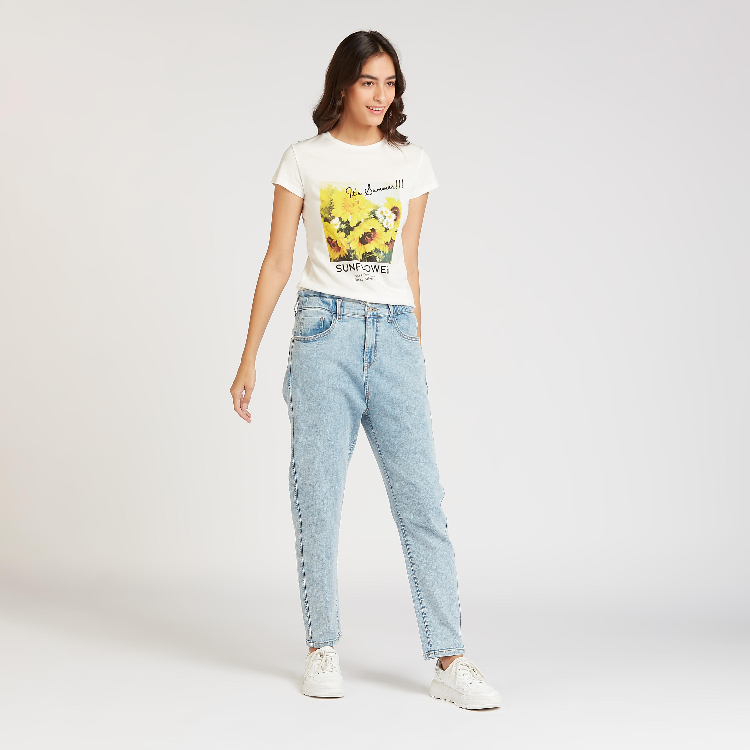 Solid Mid-Rise Jeans with Pocket Detail and Belt Loops-women-clothing-bottoms-jeans-image-2
