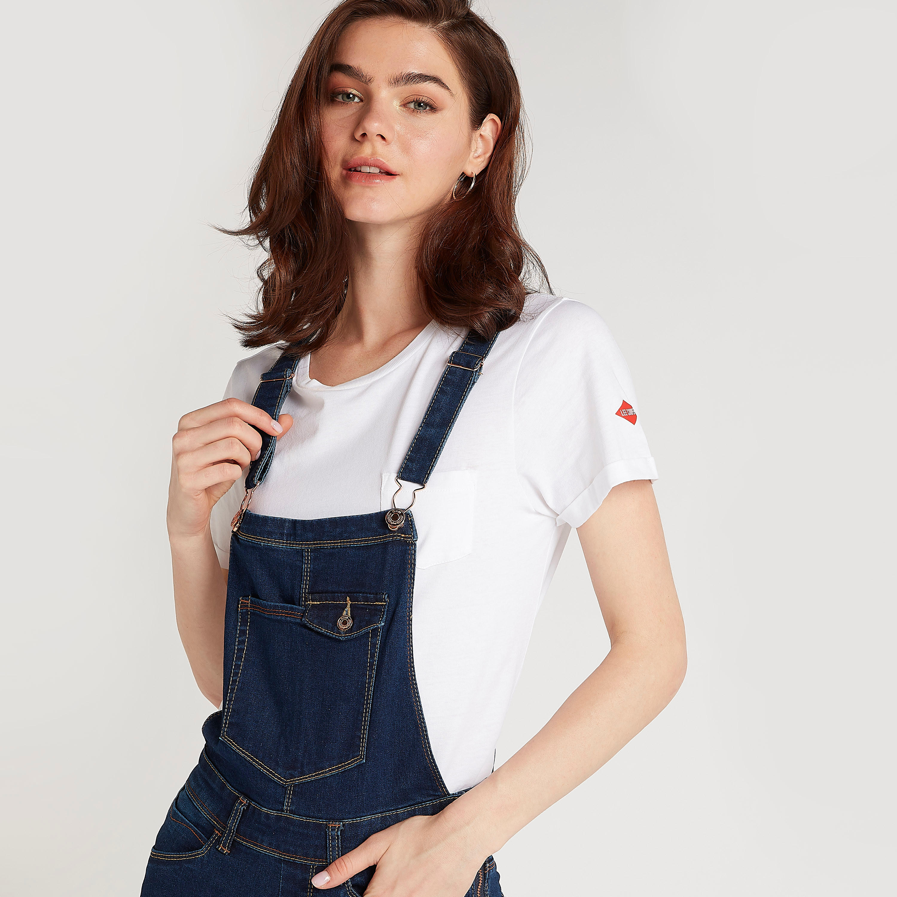 دنغري دنيم سادة بجيوب وأحزمة قابلة للتّعديل-women-clothing-jumpsuits-image-2