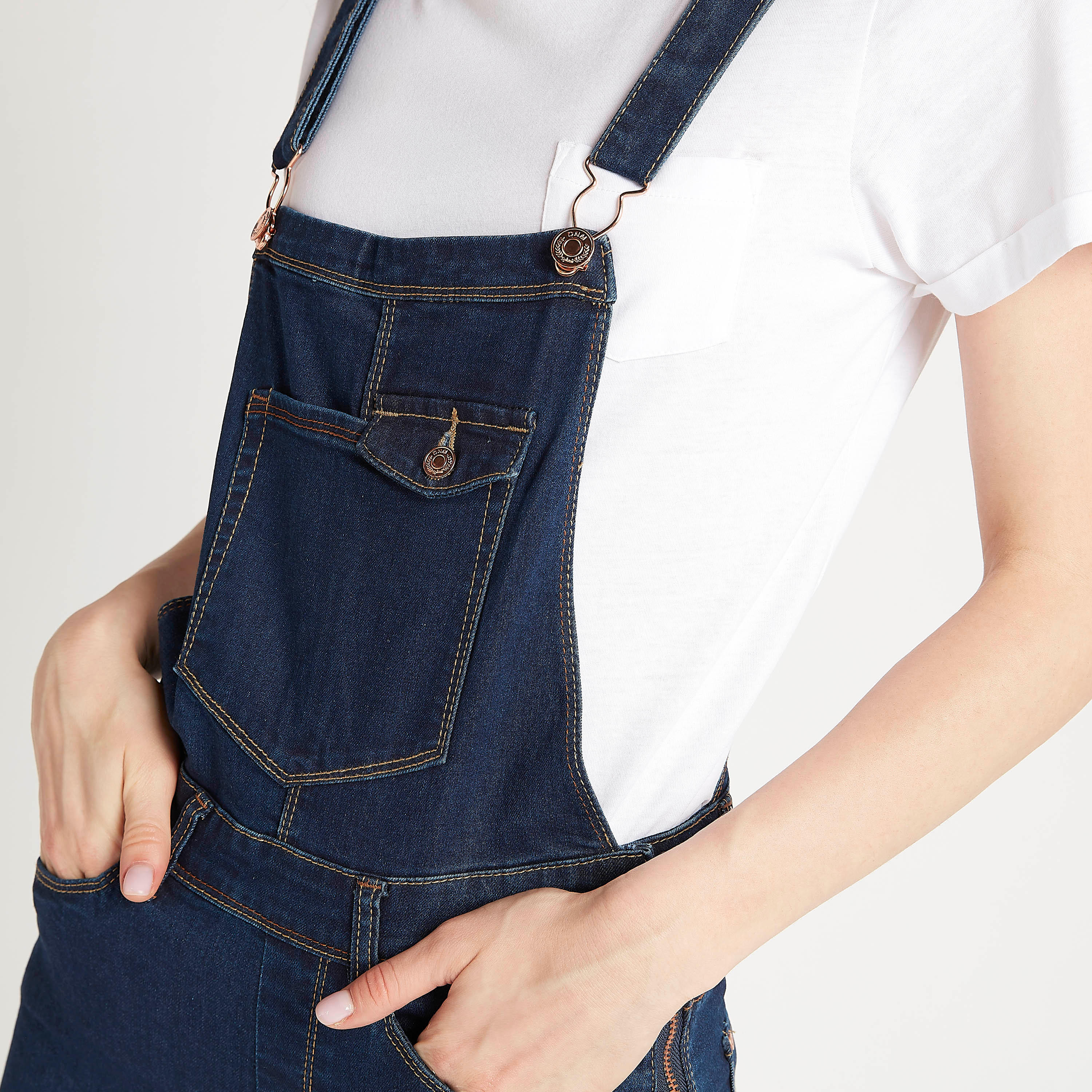 دنغري دنيم سادة بجيوب وأحزمة قابلة للتّعديل-women-clothing-jumpsuits-image-1