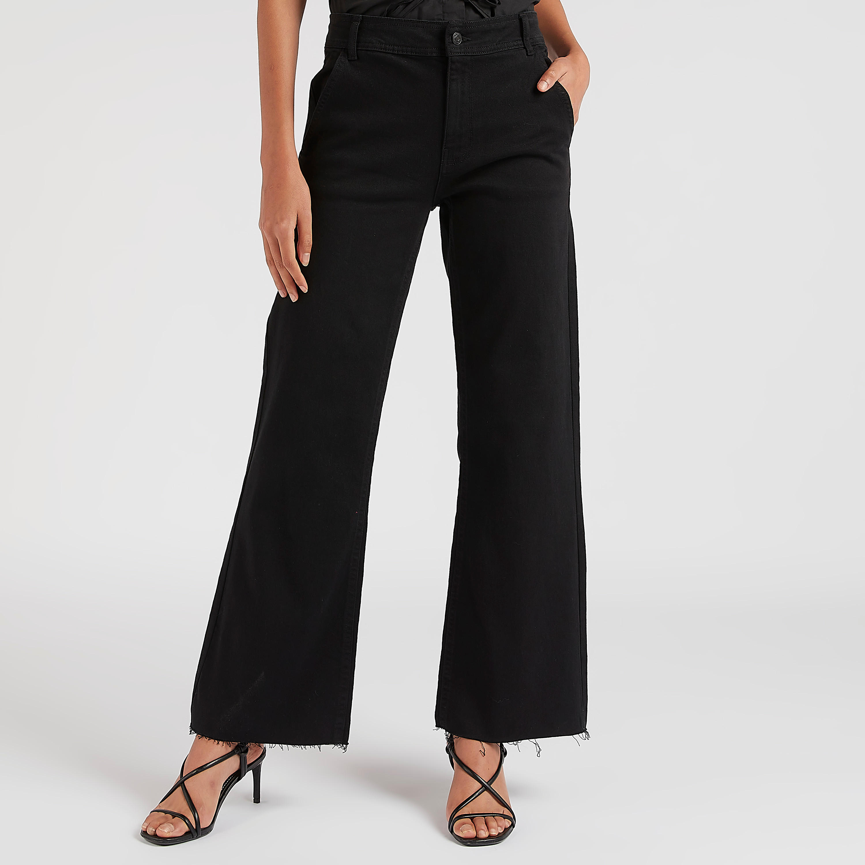 Solid High-Rise Jeans with Pockets-women-clothing-bottoms-jeans-image-1