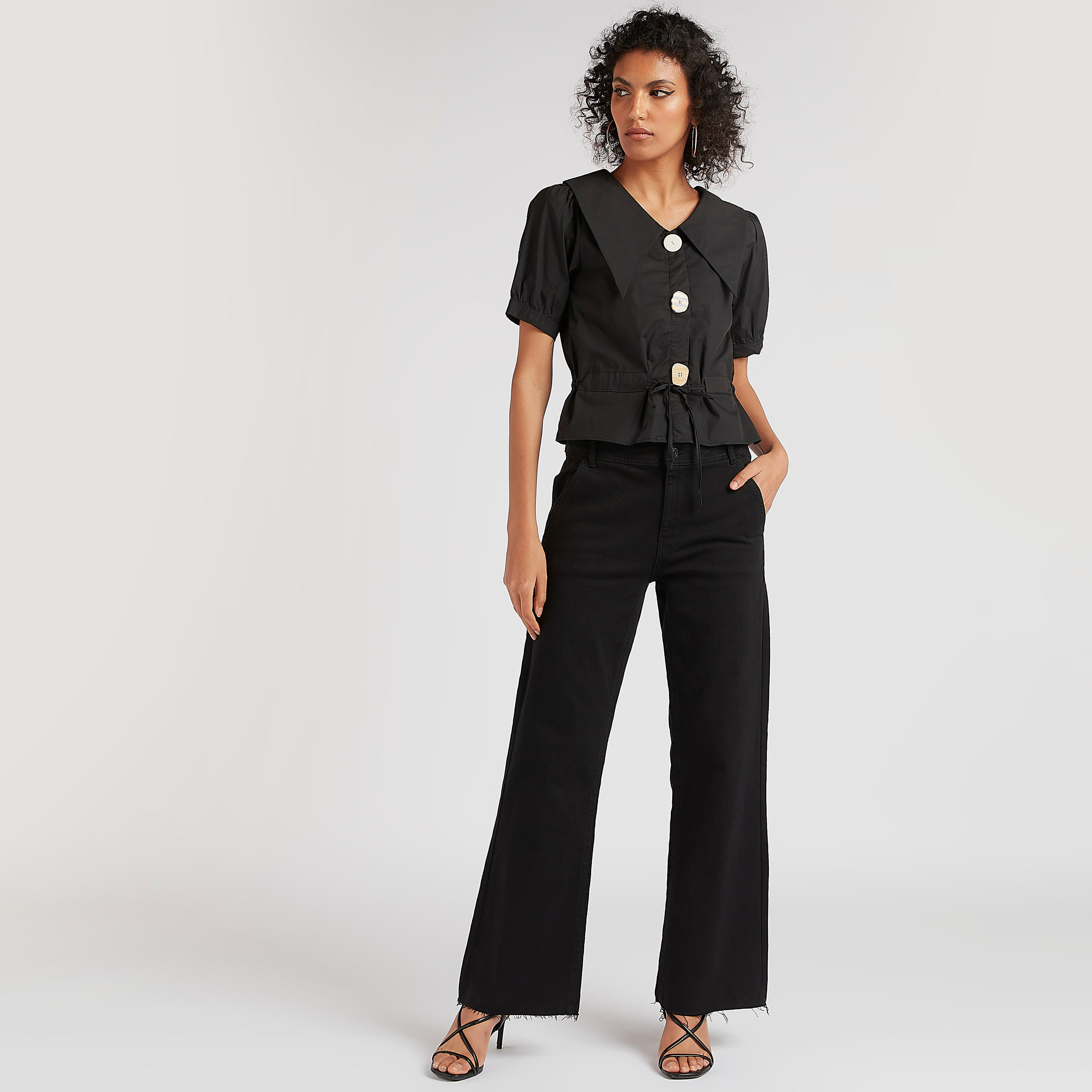 Solid High-Rise Jeans with Pockets-women-clothing-bottoms-jeans-image-2