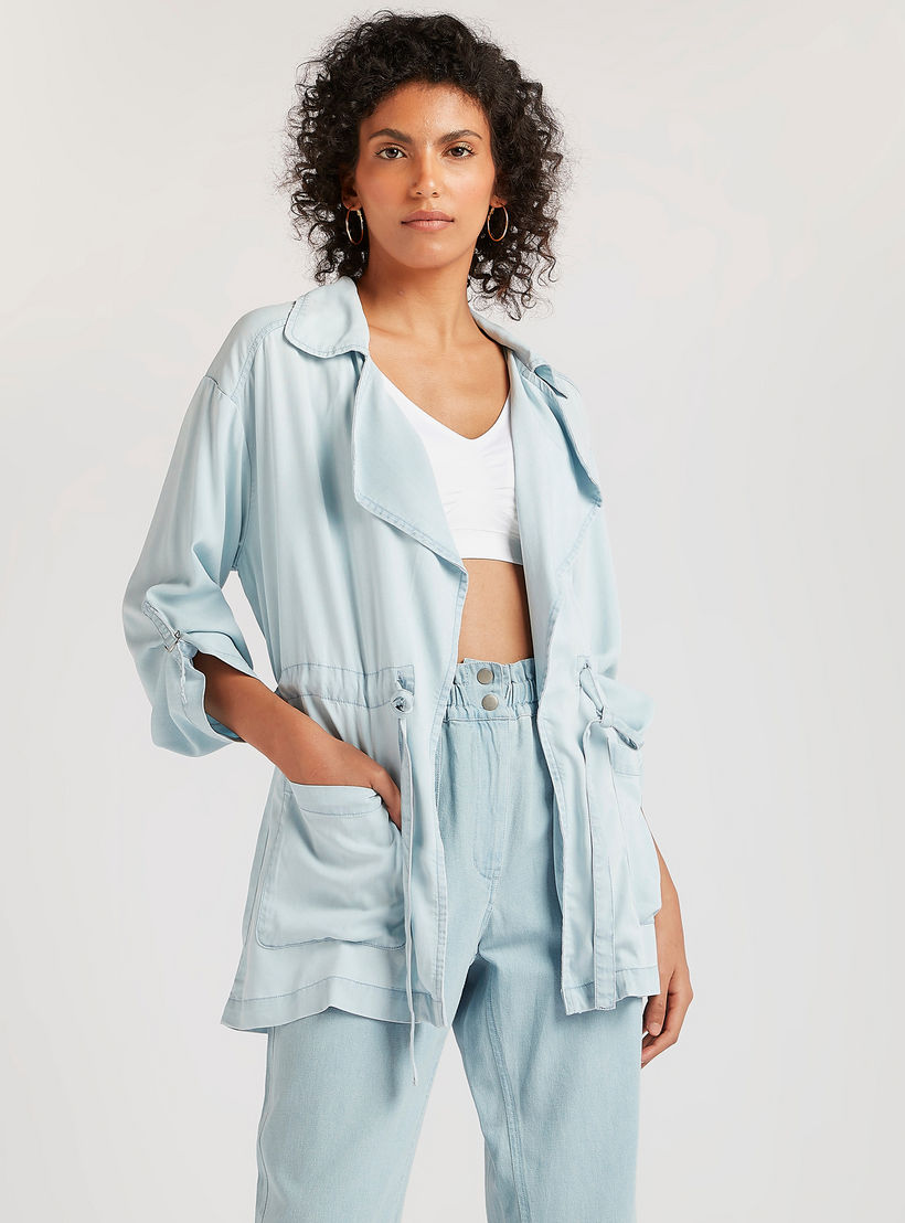 جاكيت سادة بحزام وجيوب-women-winterwear-coatsandjackets-jackets-image-5