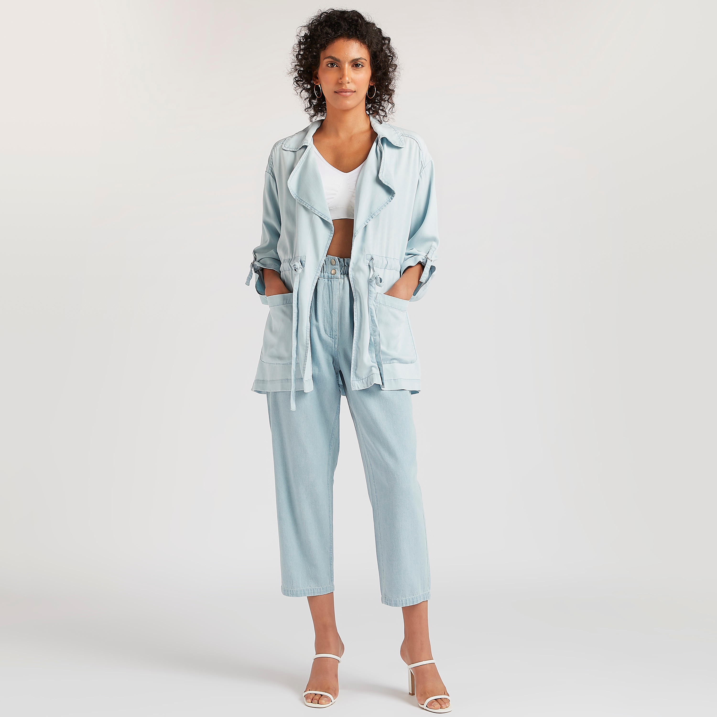 جاكيت سادة بحزام وجيوب-women-winterwear-coatsandjackets-jackets-image-4