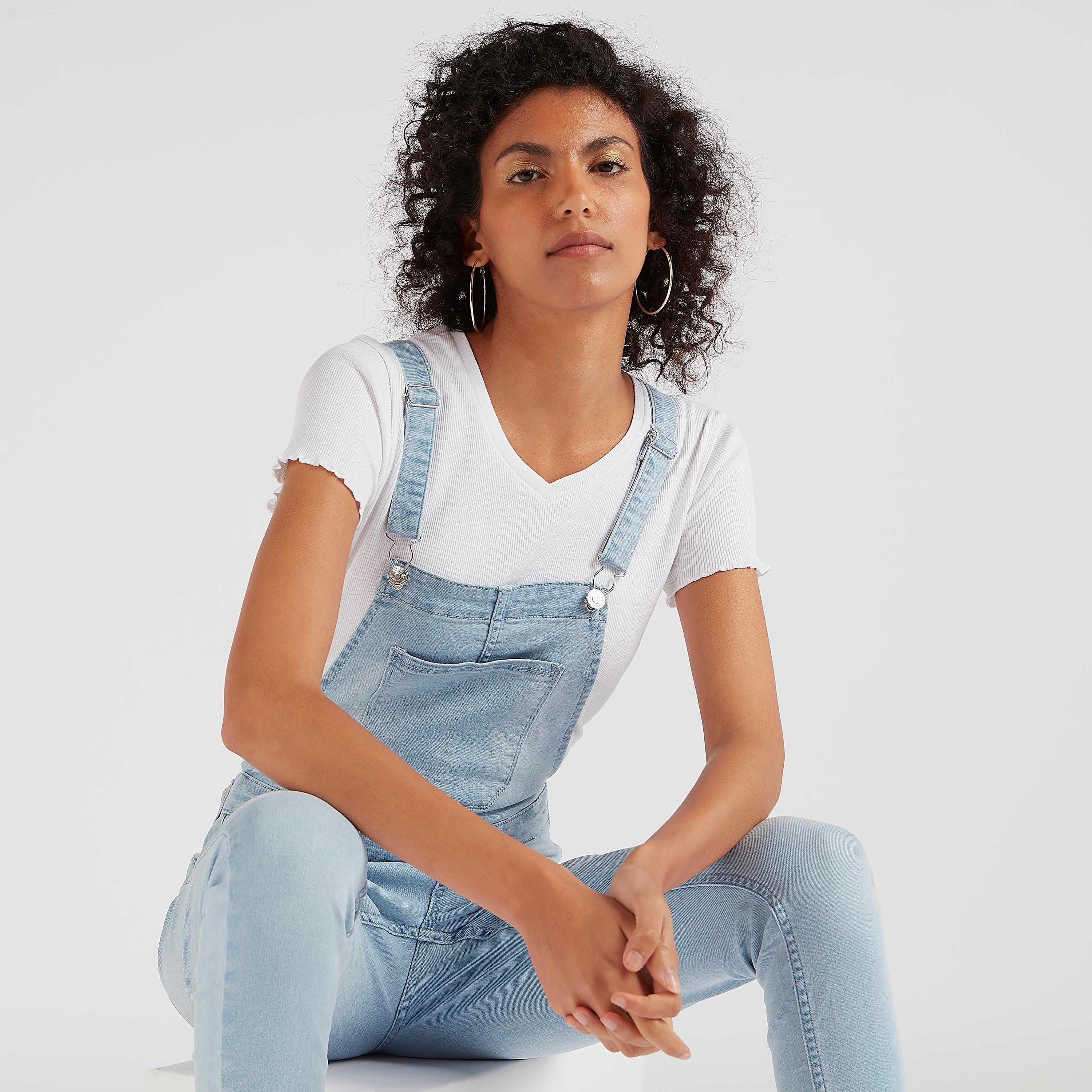 بنطلون دنغري دنيم بجيوب وعراوي حزام-women-clothing-bottoms-jeans-image-3