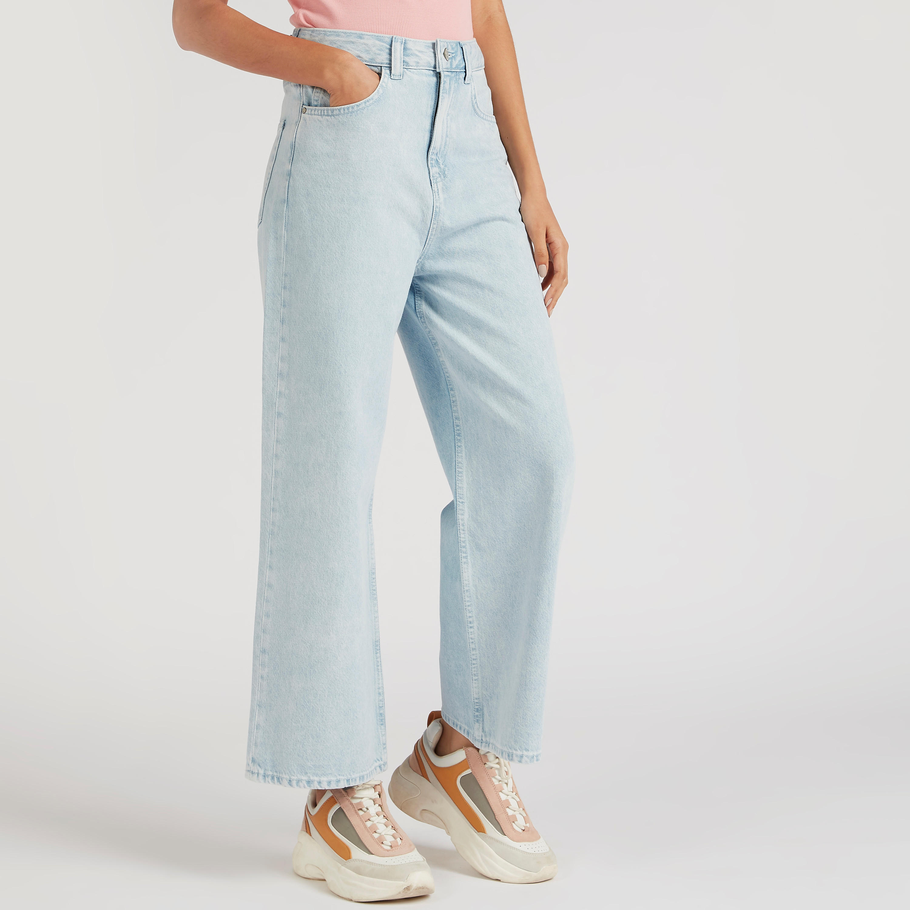 Jeans with Pockets and Button Closure-women-clothing-bottoms-jeans-image-6