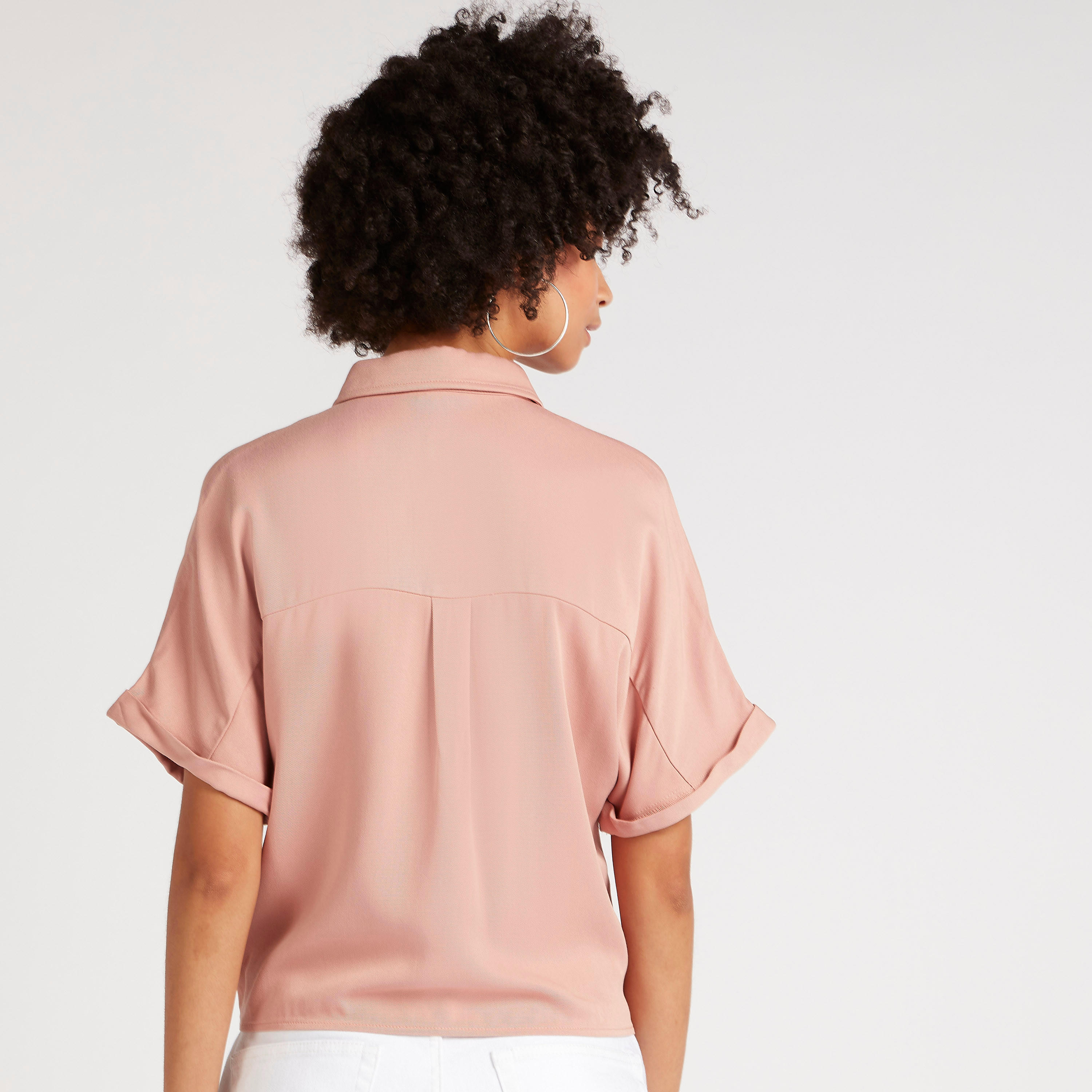 قميص سادة بياقة واسعة وأربطة أماميّة-women-clothing-shirtsandblouses-shirts-image-4