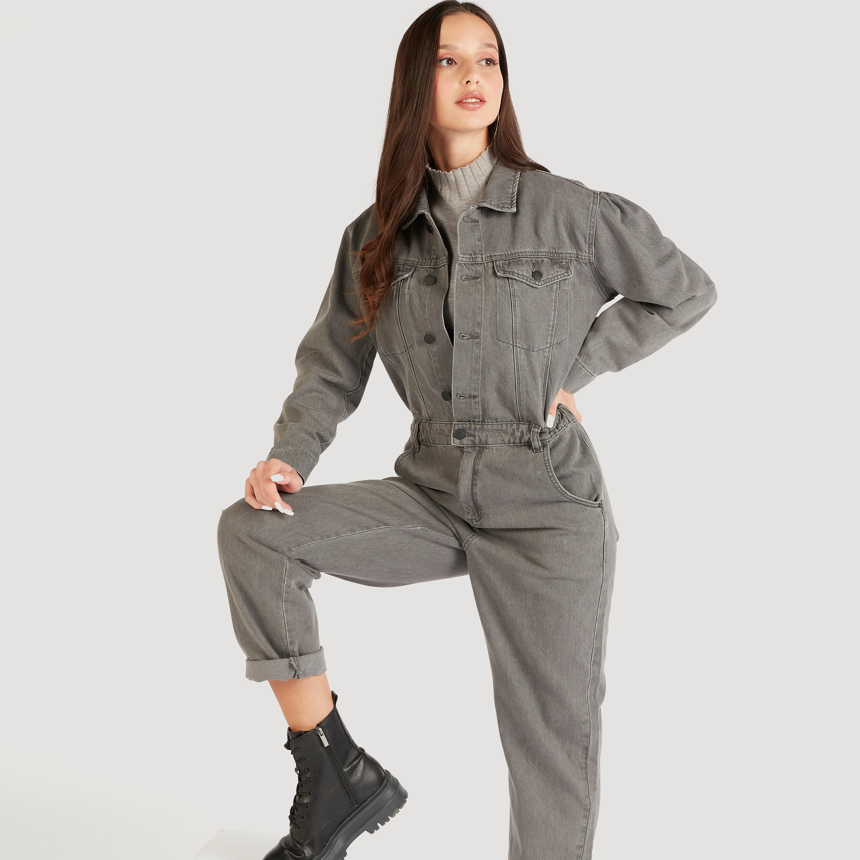 جمبسوت دنيم بأكمام طويلة-women-clothing-jumpsuits-image-2