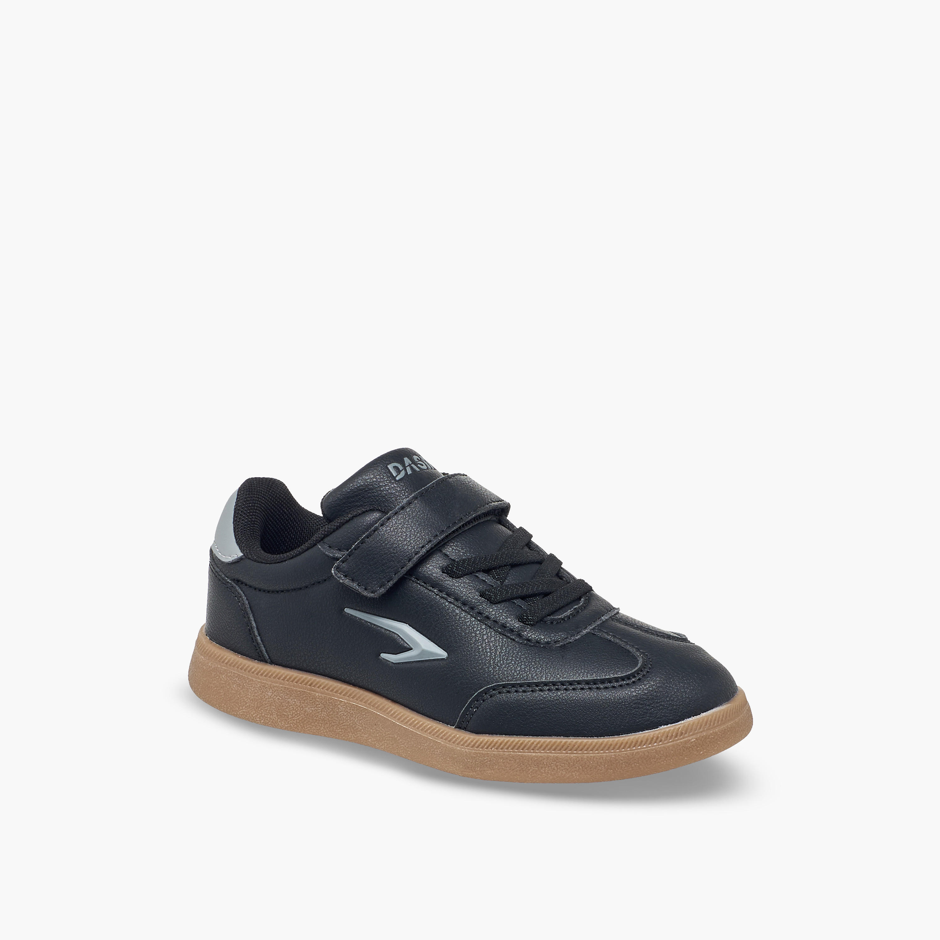 Dash Kids Hook & Loop Sports Shoes-sports-girls-shoes-image-2