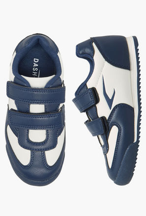 Dash Boys Hook & Loop Ankle Sneakers-boys-shoes-sneakers-image-1