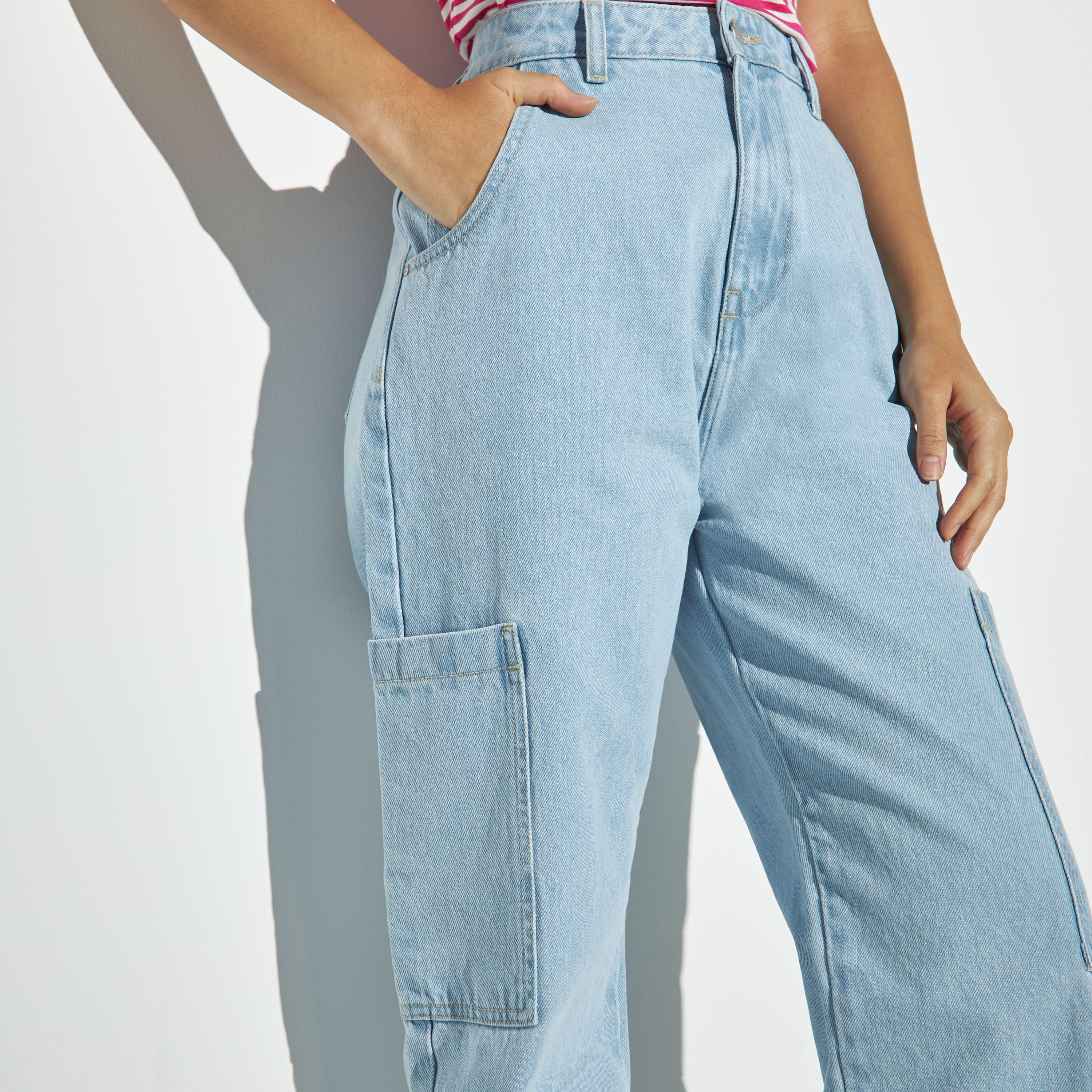 Solid Jogger Jeans with Pockets-women-clothing-bottoms-jeans-image-4