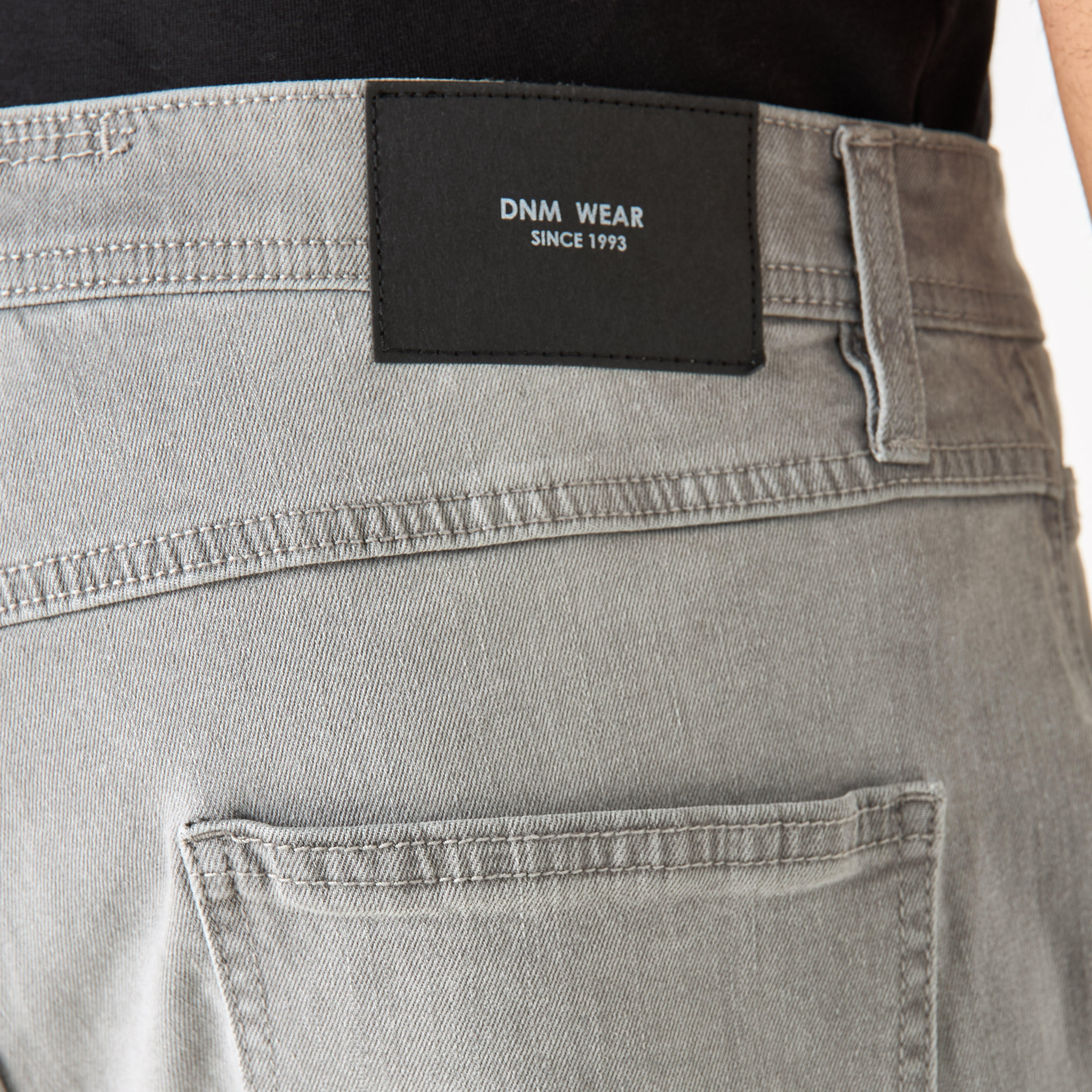 Denim Shorts with Pockets and Button Closure-men-clothing-bottoms-shorts-image-30