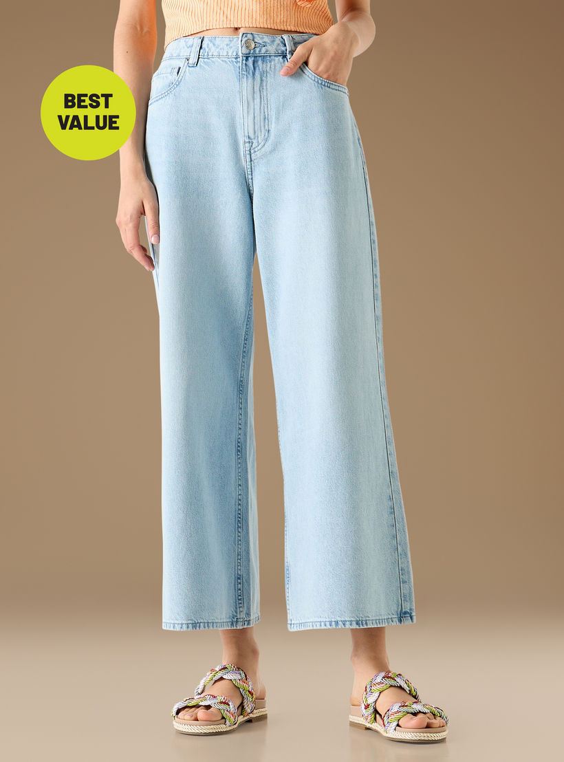 High-Rise Wide Leg Cropped Jeans -women-clothing-bottoms-jeans-image-1