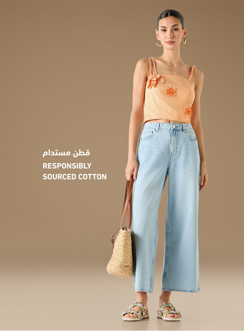 High-Rise Wide Leg Cropped Jeans -women-clothing-bottoms-jeans-image-2