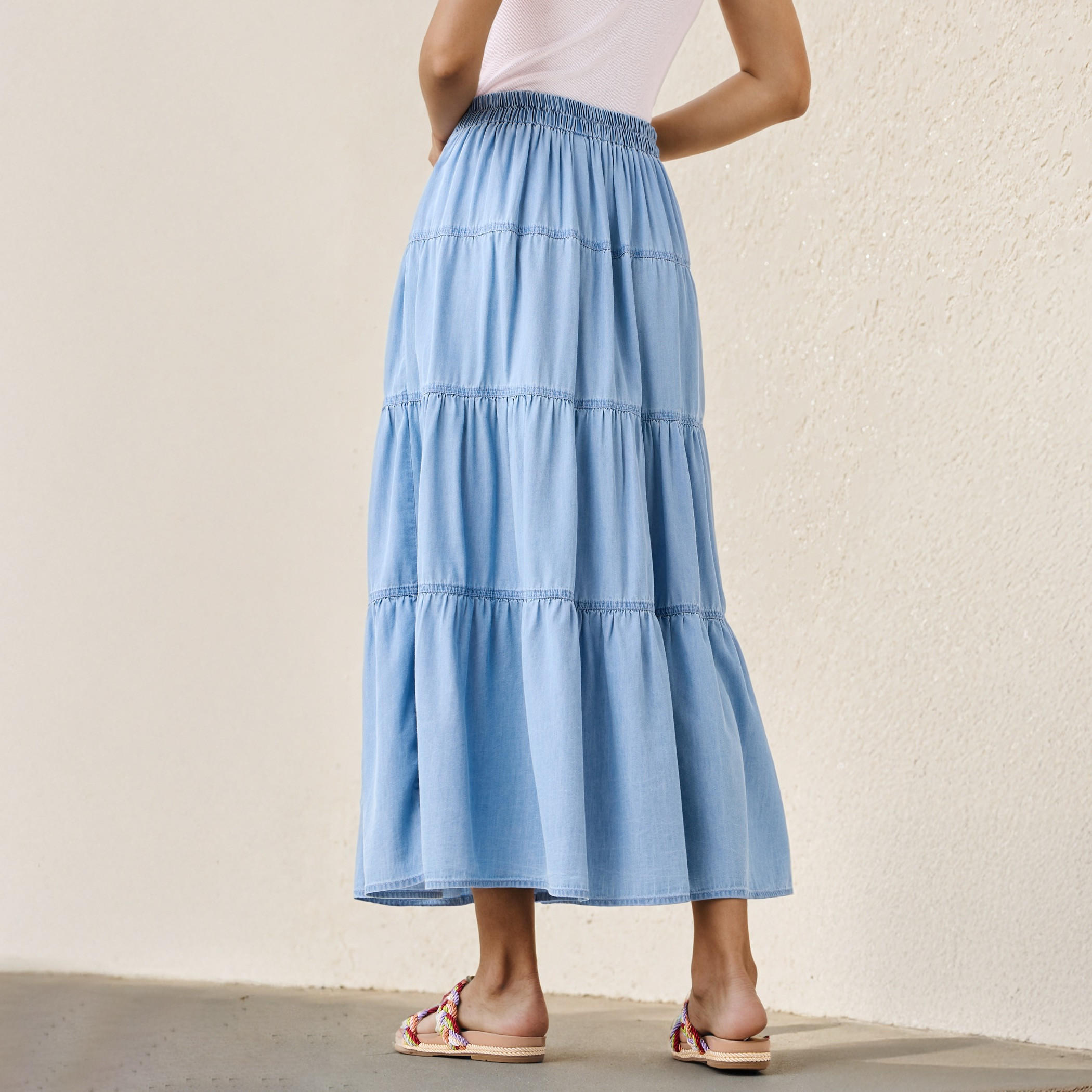 Tiered Denim Maxi Skirt-women-clothing-bottoms-skirts-image-3