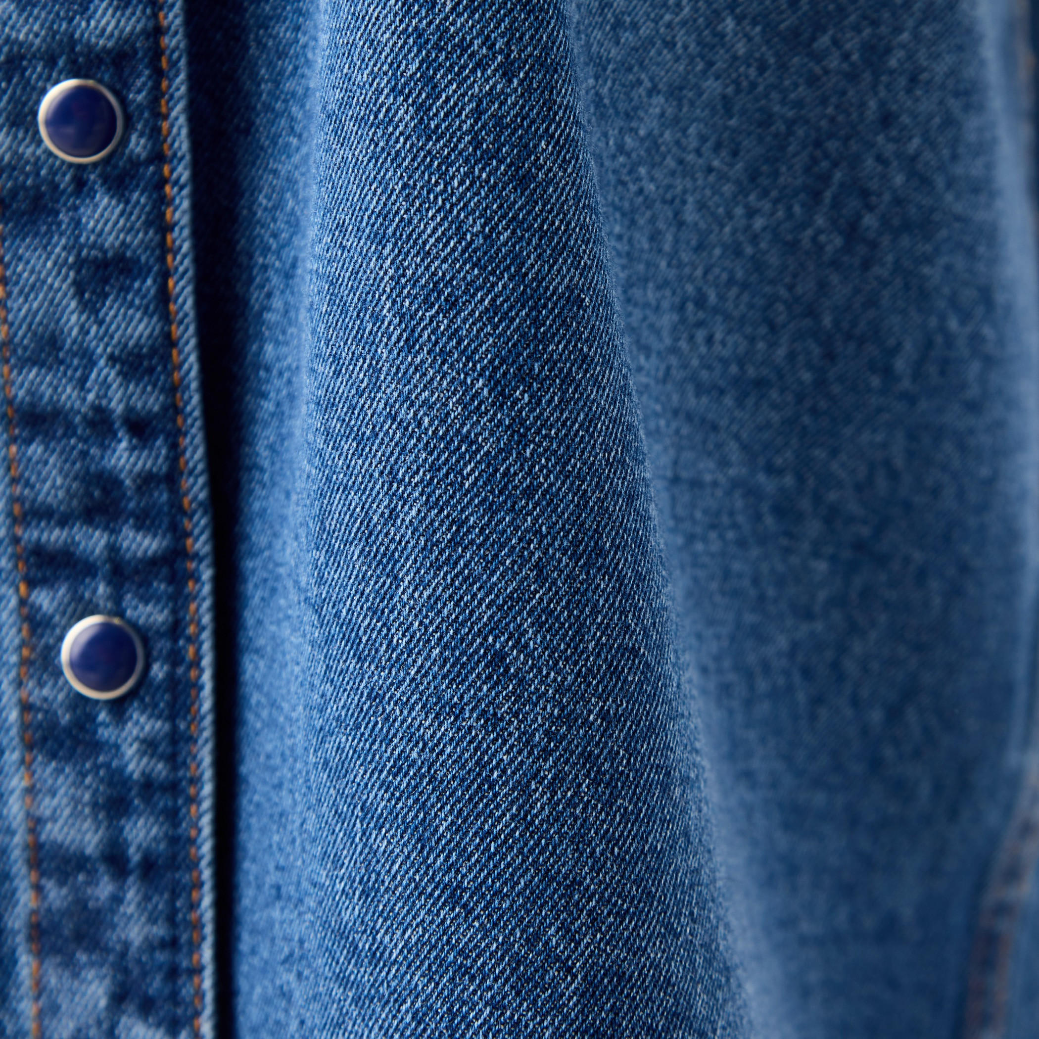 Oversized Collared Cotton Denim Shirt-women-clothing-shirtsandblouses-shirts-image-5