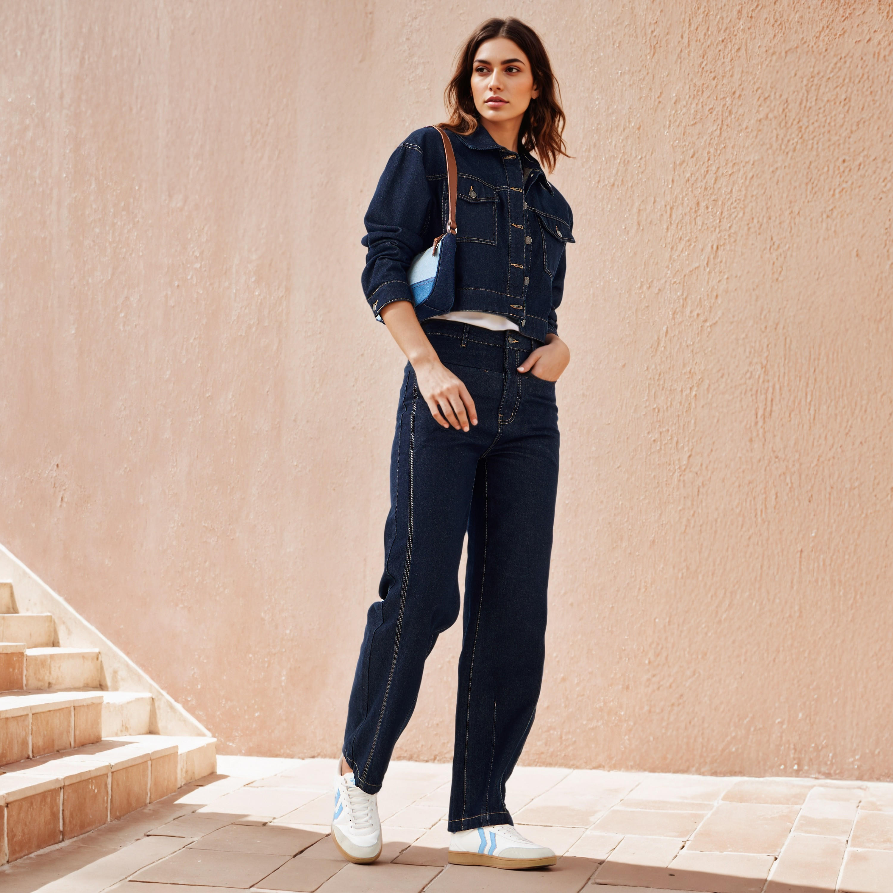 جاكيت دينم قصير بجيوب بطية-women-winterwear-coatsandjackets-jackets-image-2