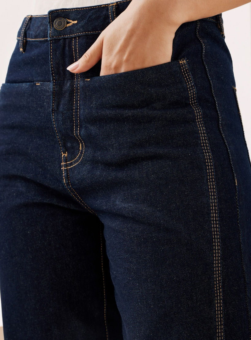 بنطلون جينز بقصة مستقيمة-women-clothing-bottoms-jeans-image-4