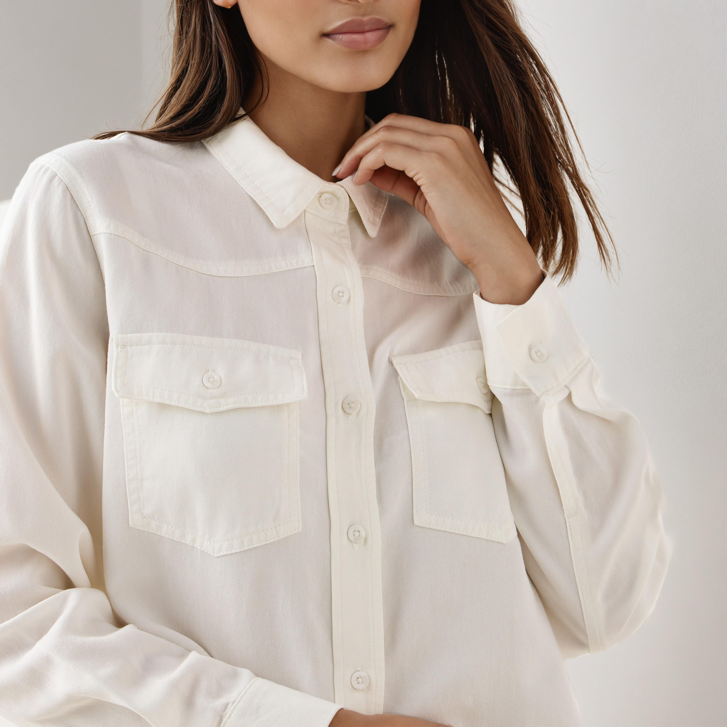 قميص دينم بقصة عادية-women-clothing-shirtsandblouses-shirts-image-2