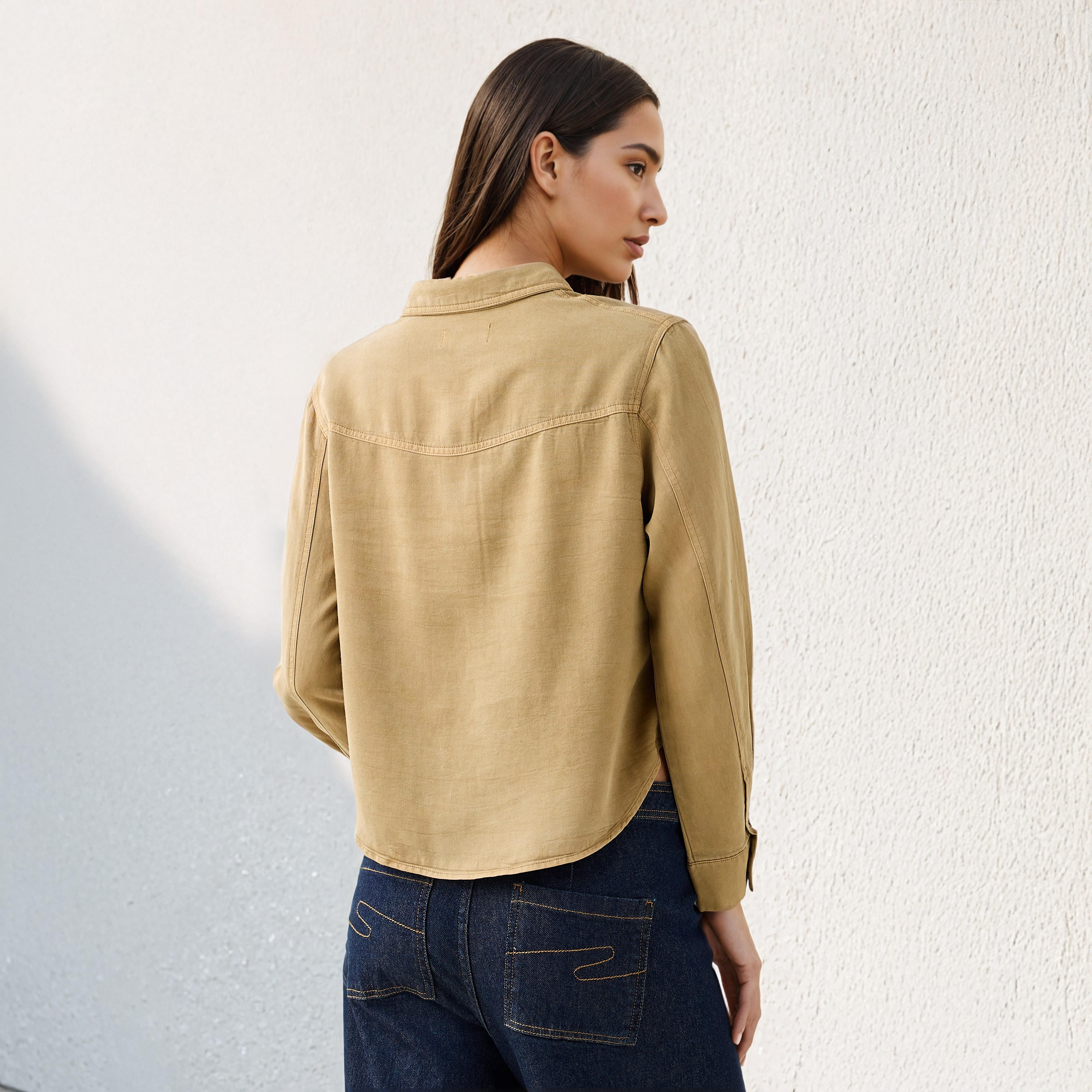 قميص دينم بقصة عادية-women-clothing-shirtsandblouses-shirts-image-3