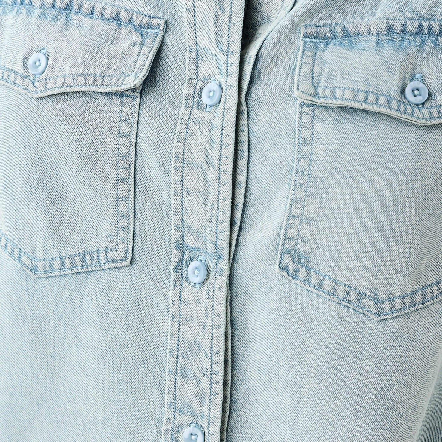 Regular Fit Denim Shirt-women-clothing-shirtsandblouses-shirts-image-5