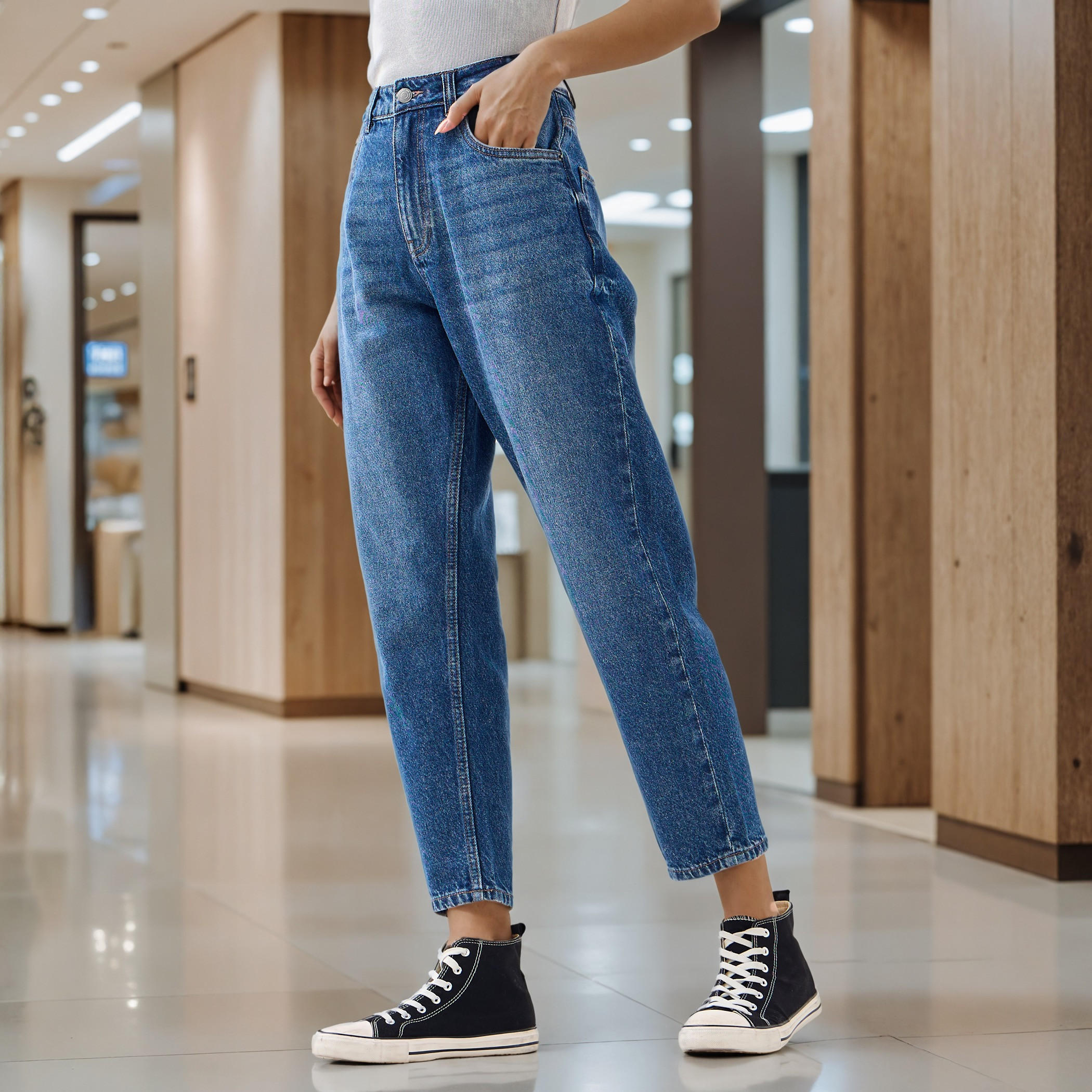 Mom Fit High-Rise Jeans with Pockets-women-clothing-bottoms-jeans-image-1