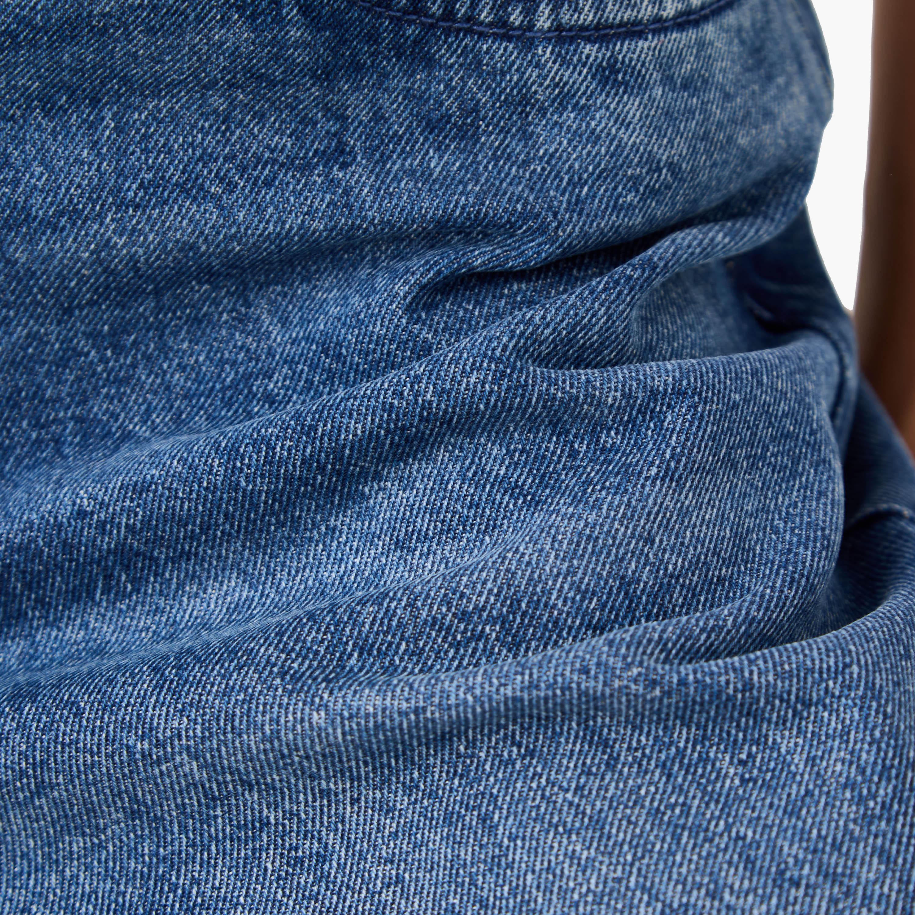بنطلون جينز بقصة مستقيمة وخصر عالي-women-clothing-bottoms-jeans-image-5