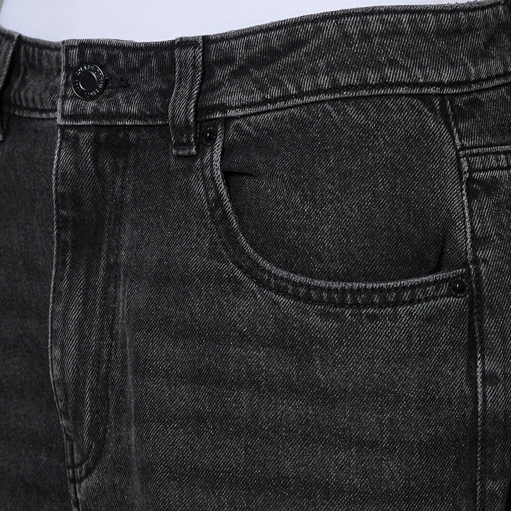 بنطلون جينز بقصة مستقيمة وخصر عالي-women-clothing-bottoms-jeans-image-3